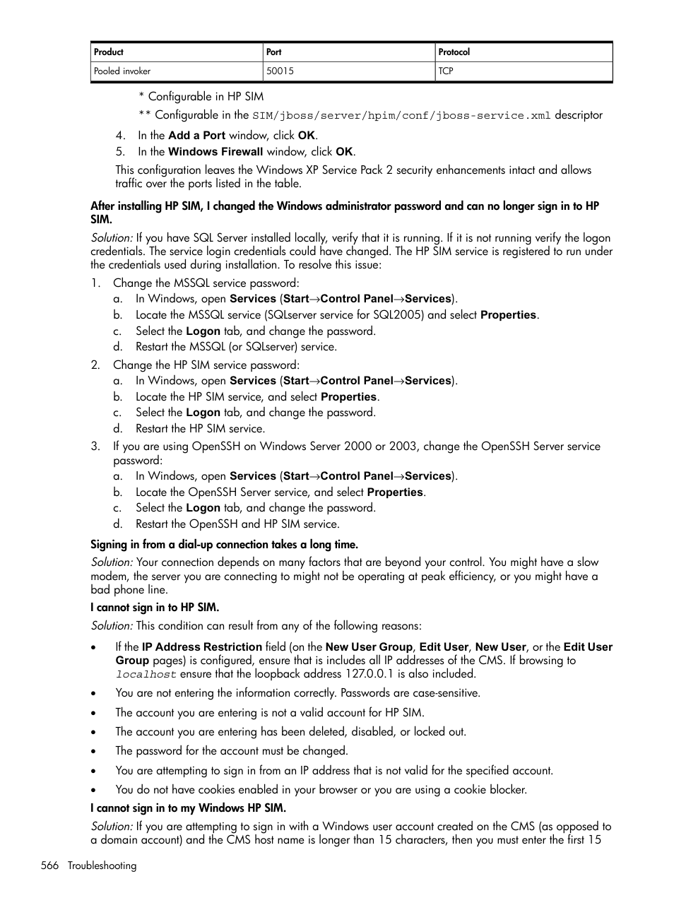 HP Systems Insight Manager User Manual | Page 566 / 679