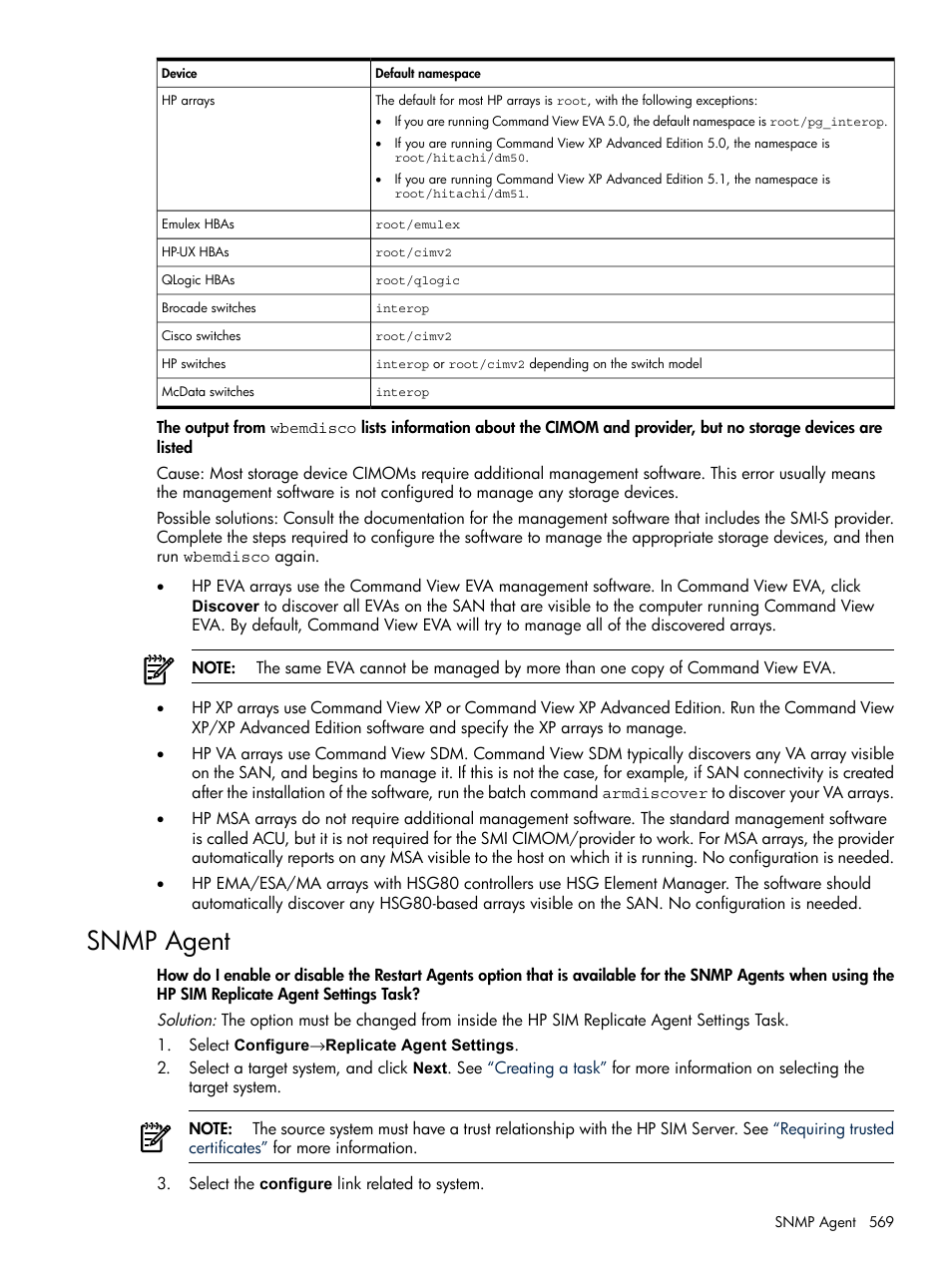 Snmp agent | HP Systems Insight Manager User Manual | Page 569 / 679