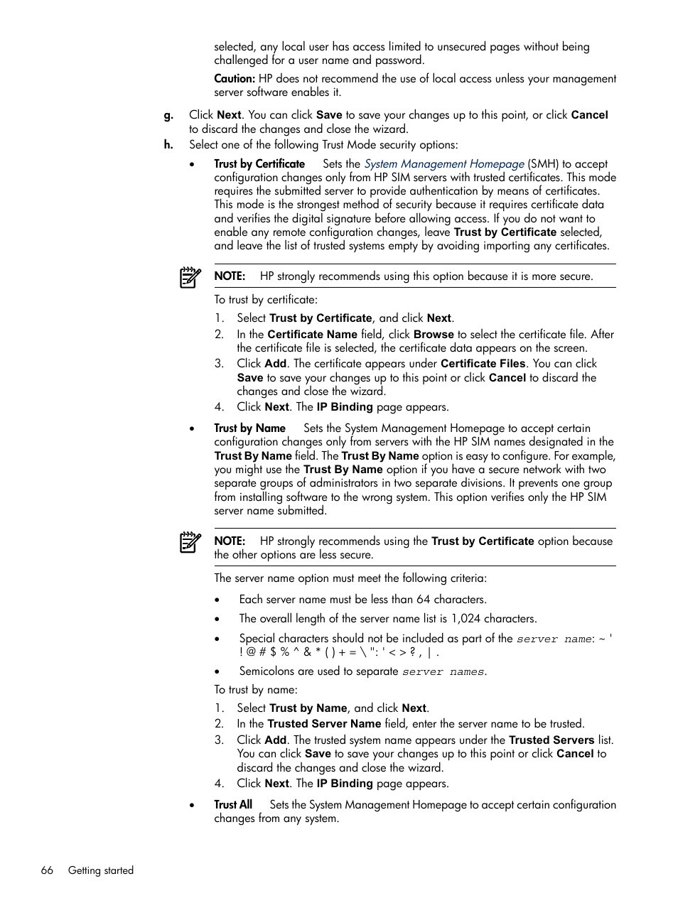 HP Systems Insight Manager User Manual | Page 66 / 679