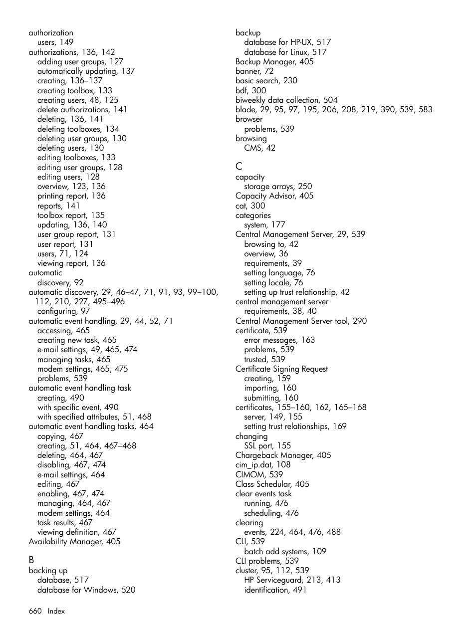 HP Systems Insight Manager User Manual | Page 660 / 679