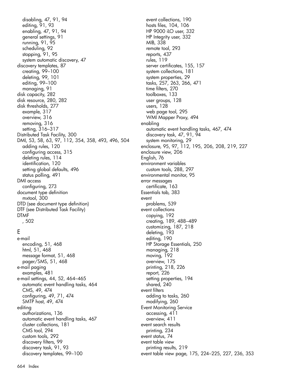 HP Systems Insight Manager User Manual | Page 664 / 679