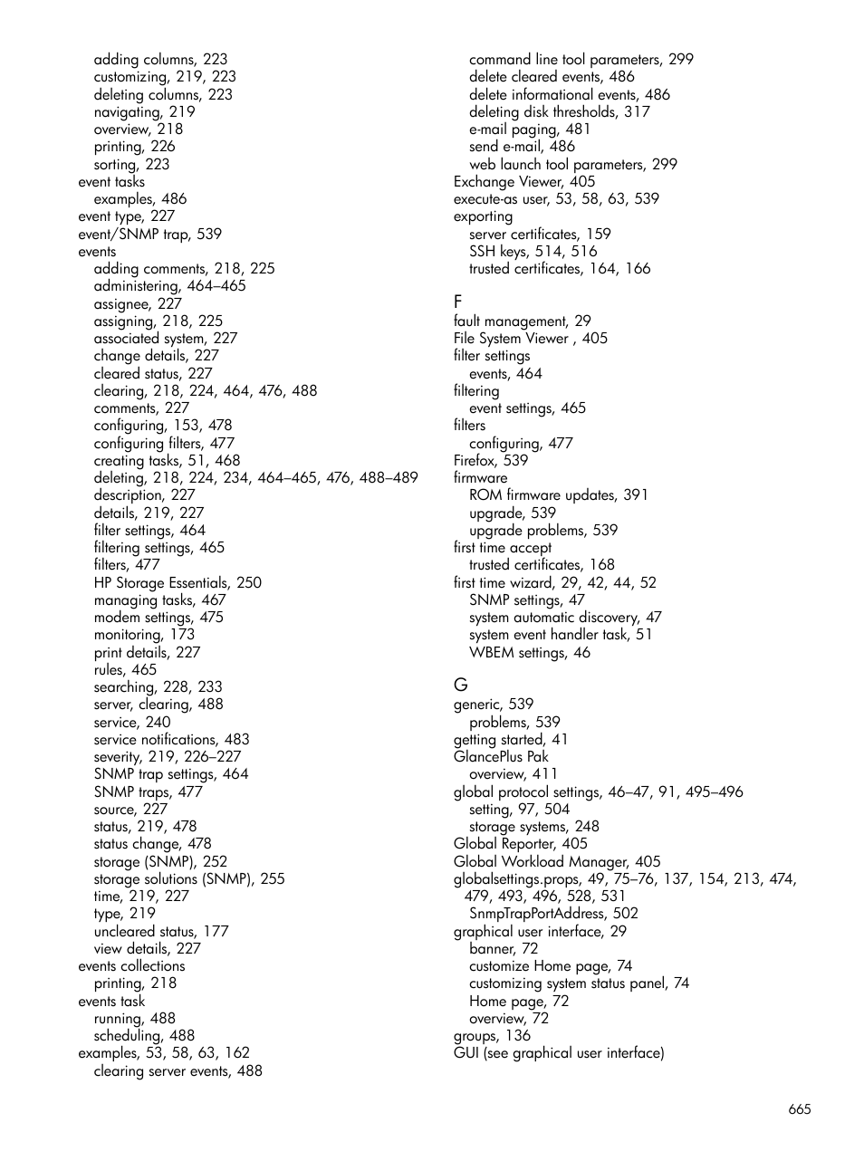 HP Systems Insight Manager User Manual | Page 665 / 679