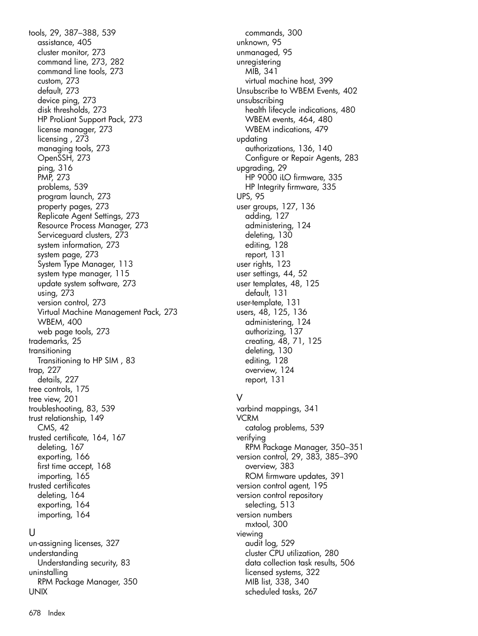 HP Systems Insight Manager User Manual | Page 678 / 679
