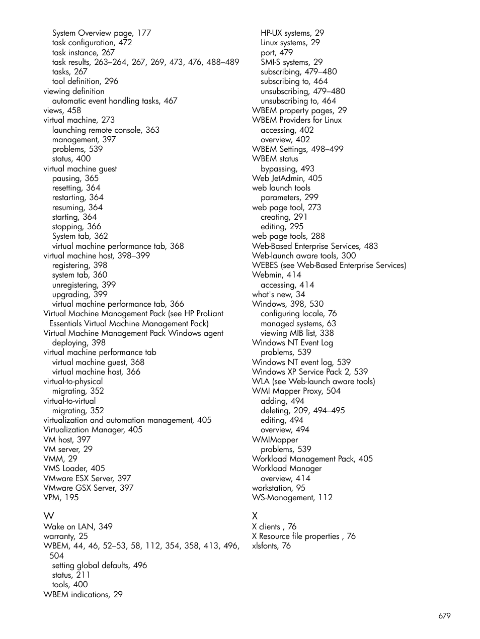 HP Systems Insight Manager User Manual | Page 679 / 679