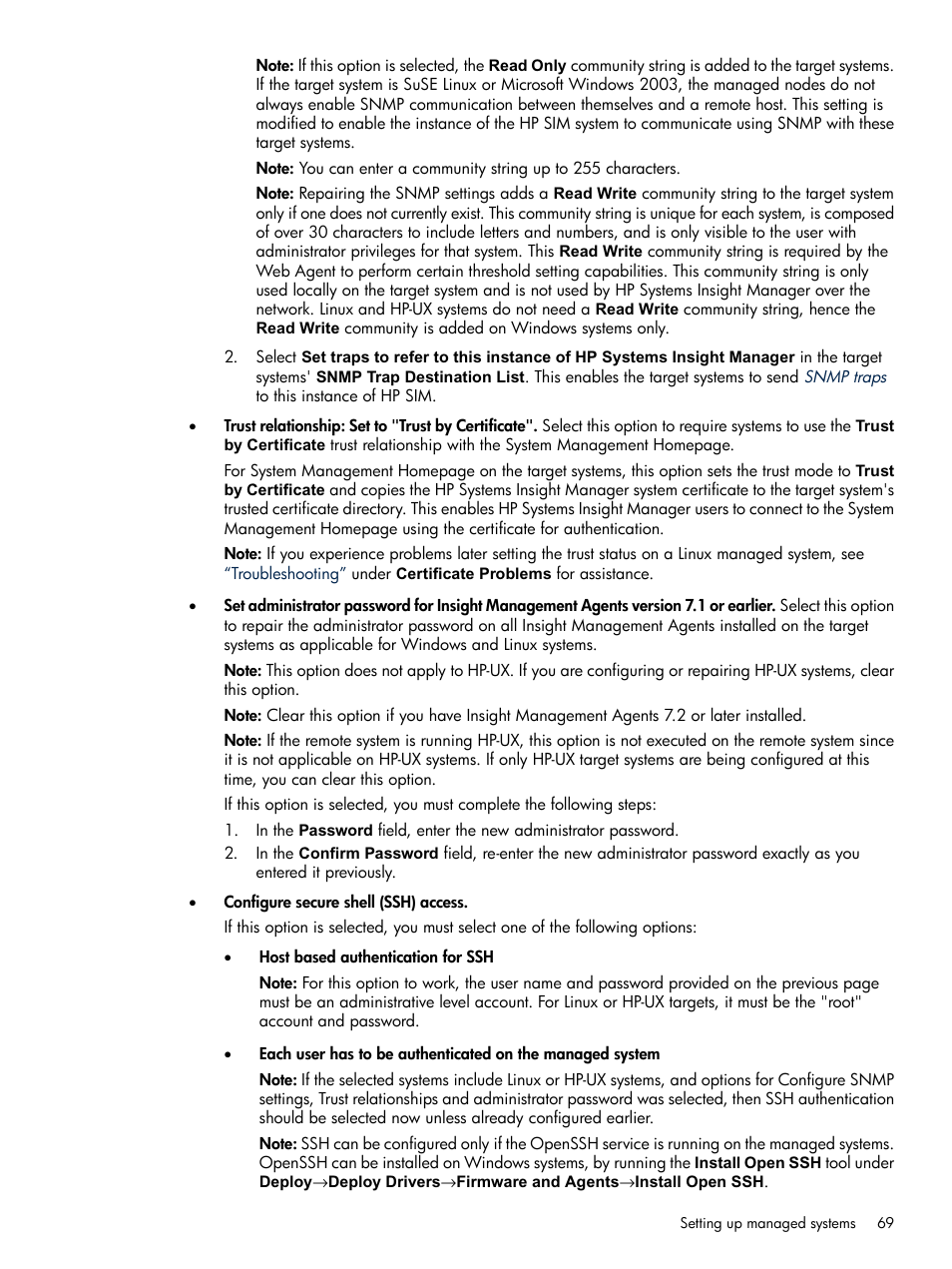 HP Systems Insight Manager User Manual | Page 69 / 679