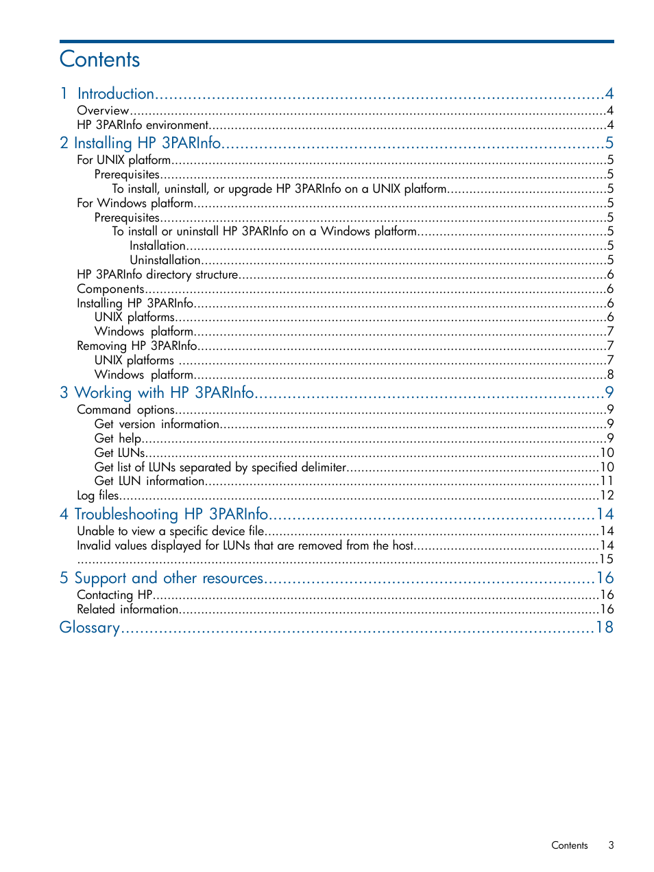 HP 3PAR System Reporter Software Licenses User Manual | Page 3 / 18
