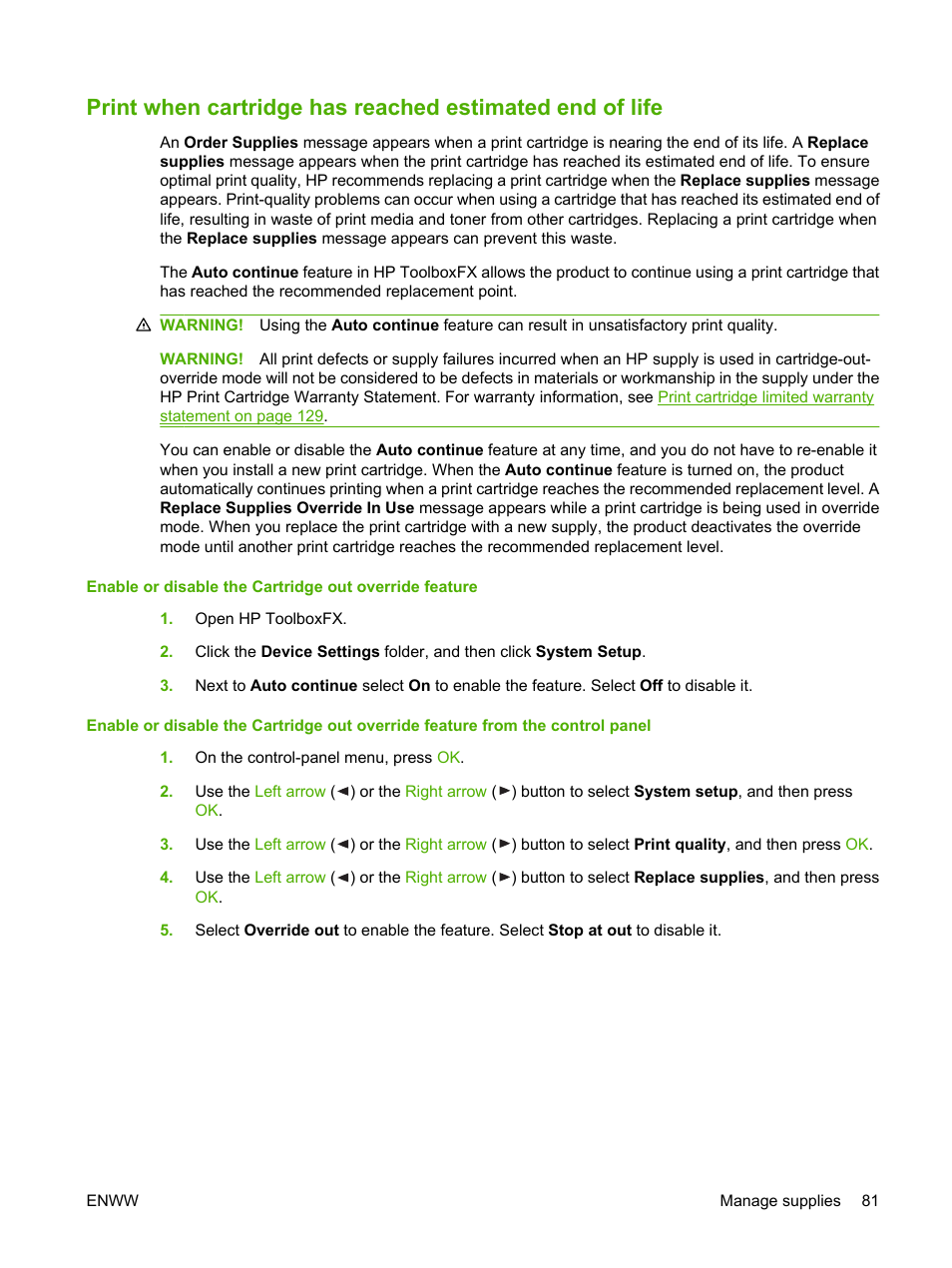 HP Color LaserJet CP2025 Printer series User Manual | Page 91 / 166