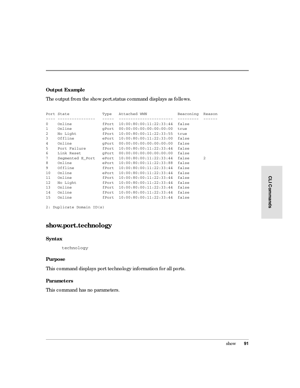 Show.port.technology | HP Surestore 64 Director Switch User Manual | Page 103 / 150
