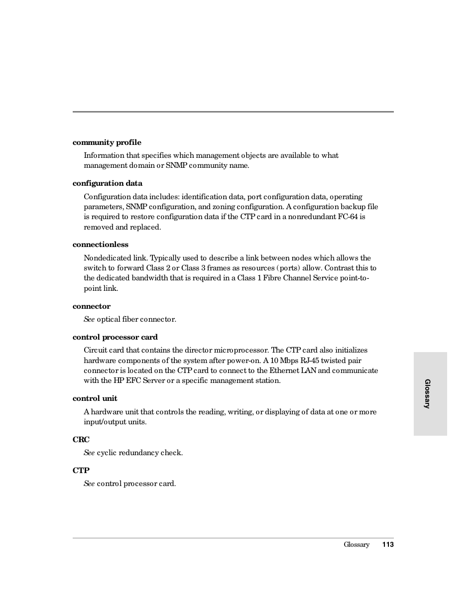 HP Surestore 64 Director Switch User Manual | Page 125 / 150