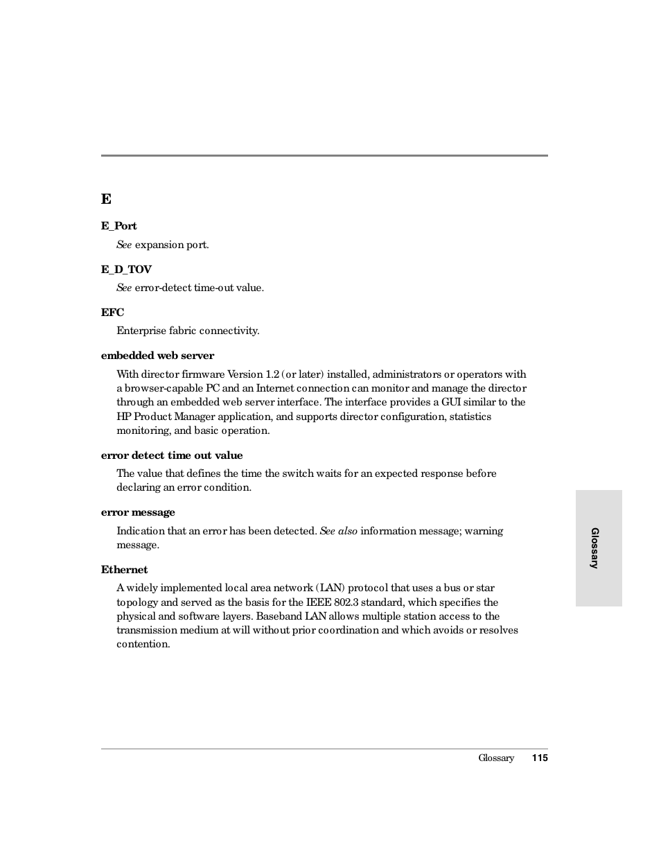 HP Surestore 64 Director Switch User Manual | Page 127 / 150