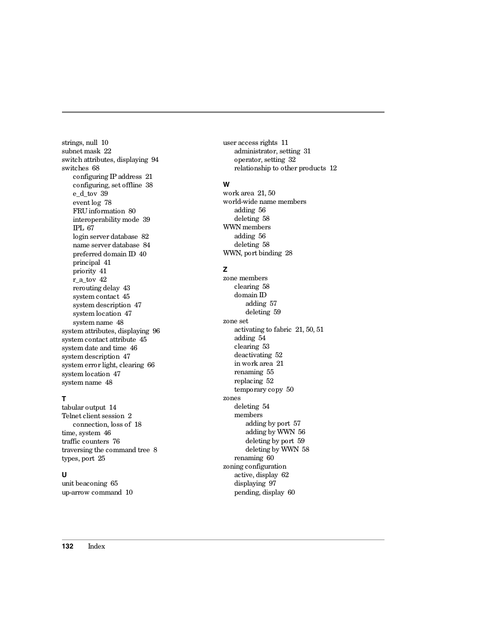 HP Surestore 64 Director Switch User Manual | Page 144 / 150