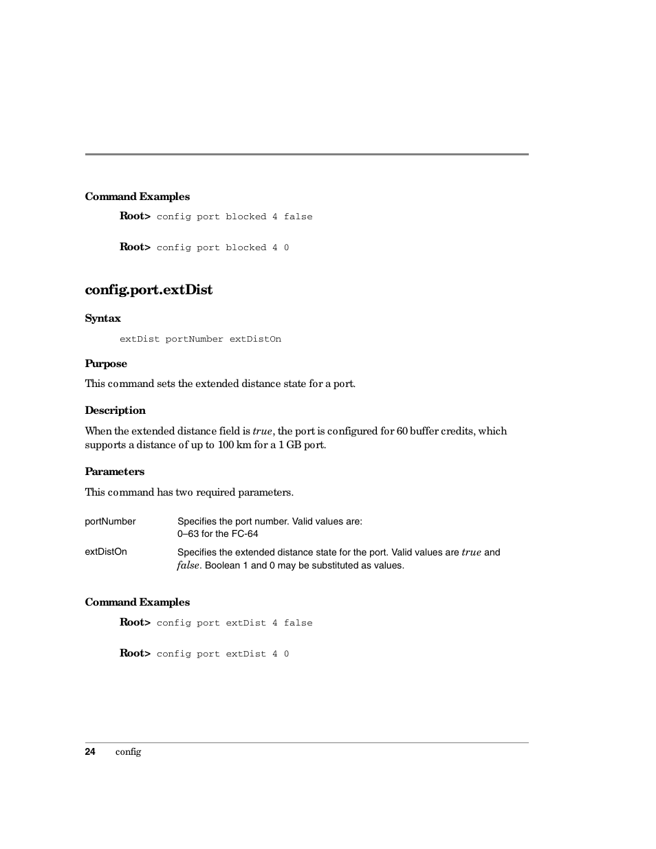 Config.port.extdist | HP Surestore 64 Director Switch User Manual | Page 36 / 150