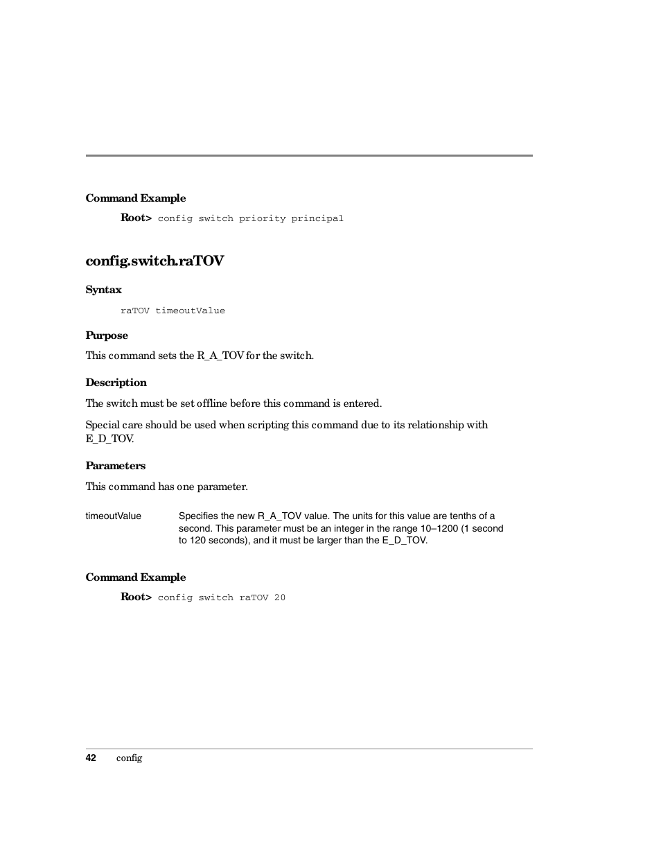 Config.switch.ratov | HP Surestore 64 Director Switch User Manual | Page 54 / 150