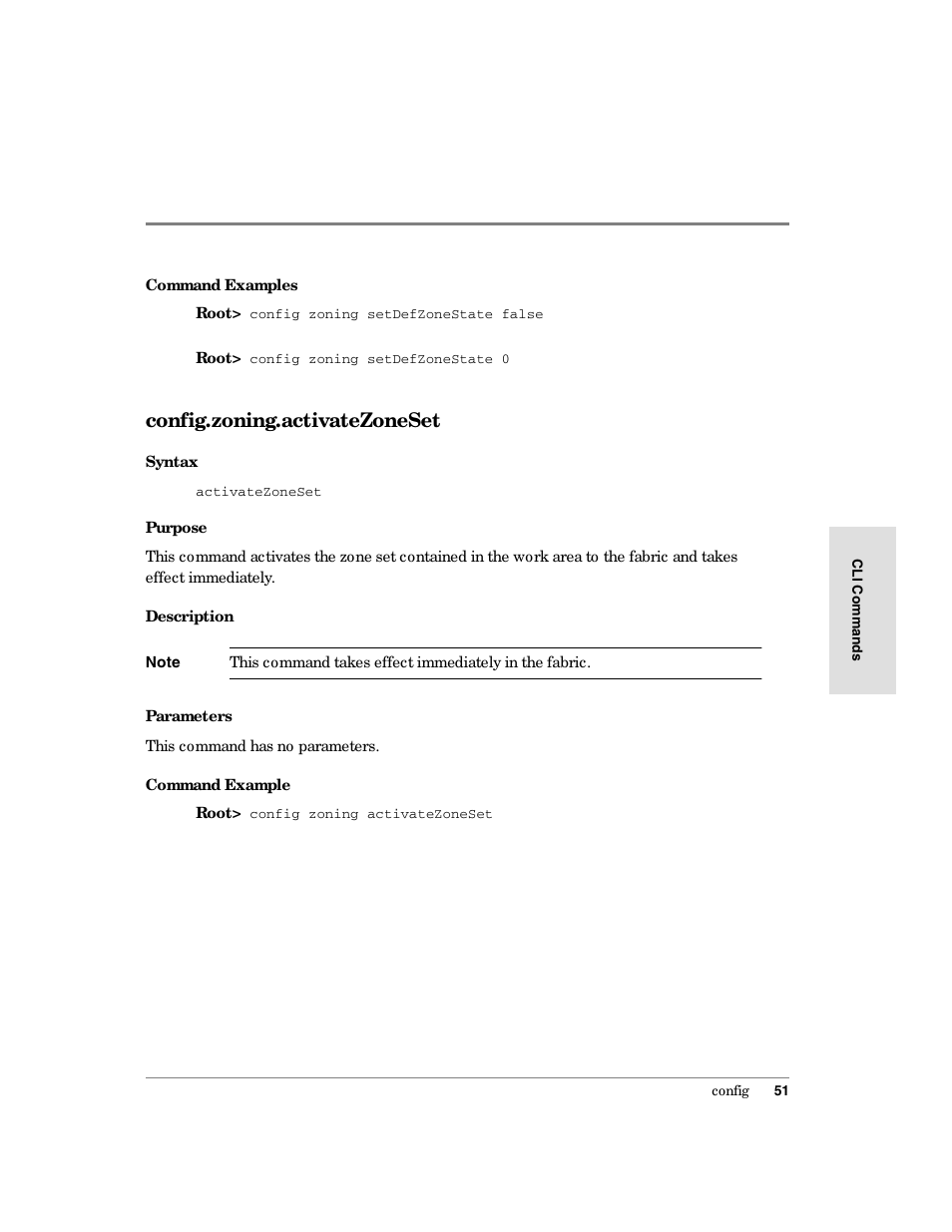 Config.zoning.activatezoneset | HP Surestore 64 Director Switch User Manual | Page 63 / 150