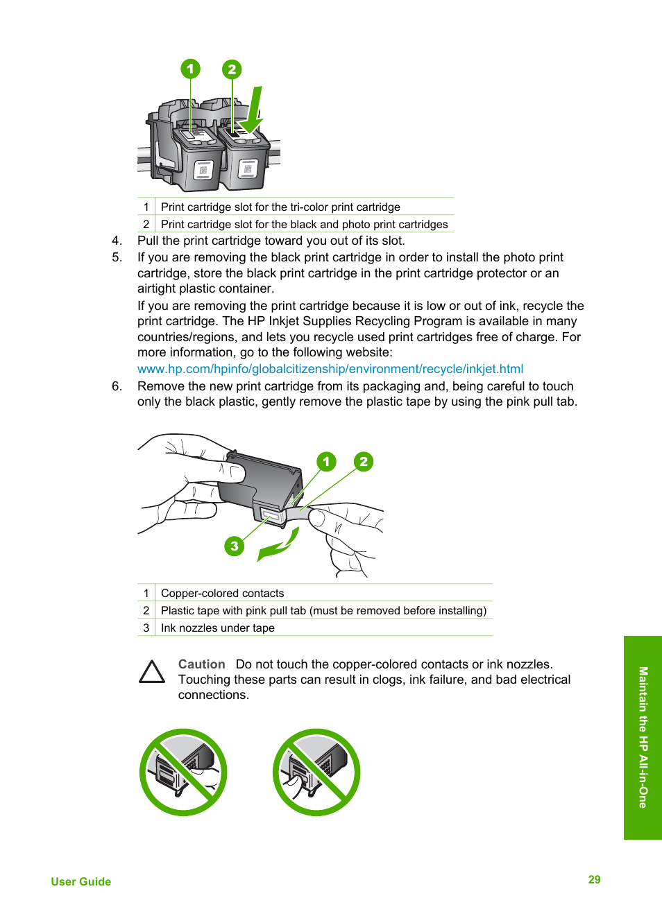 HP Deskjet F375 All-in-One Printer User Manual | Page 32 / 69