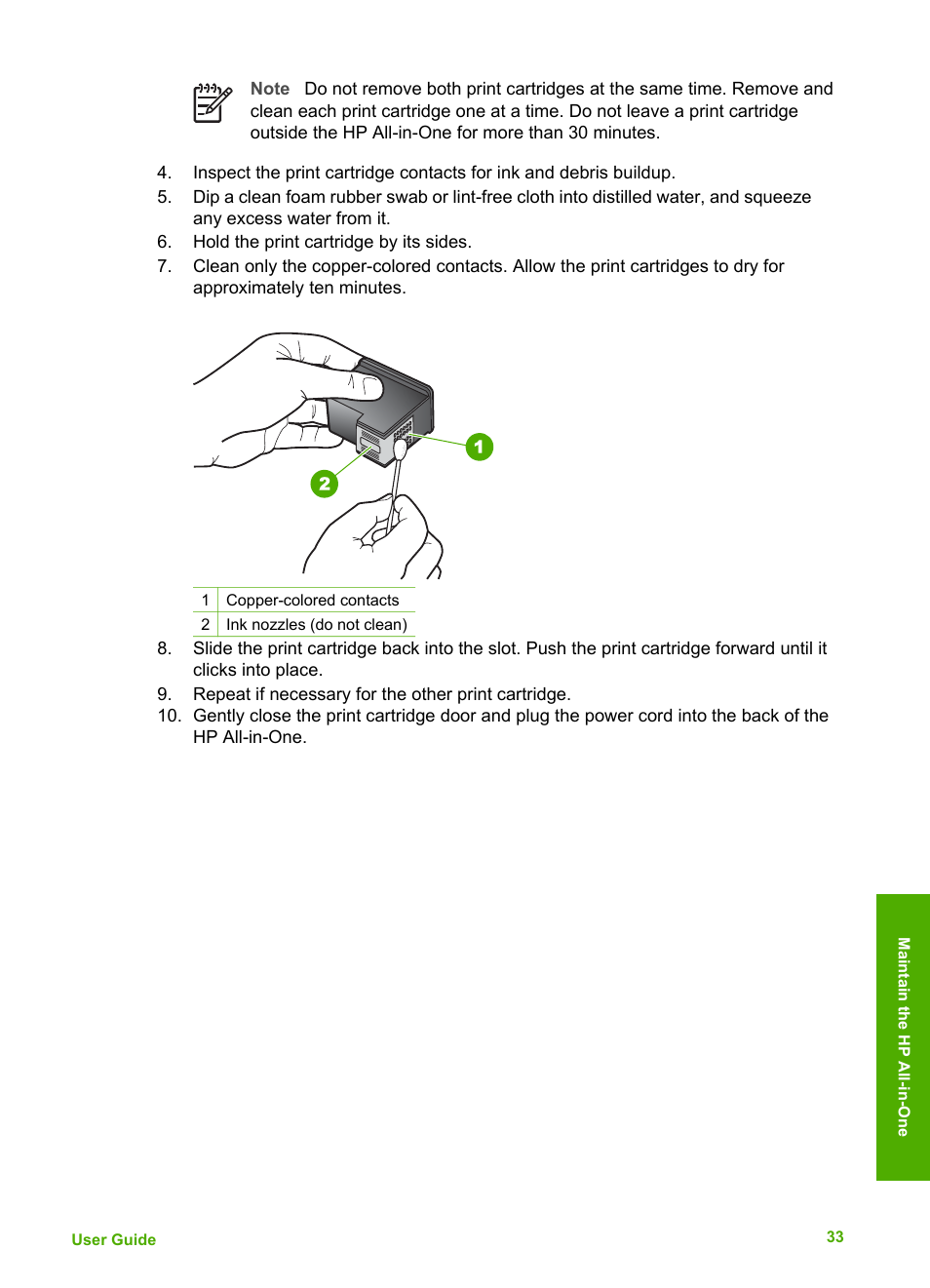 HP Deskjet F375 All-in-One Printer User Manual | Page 36 / 69
