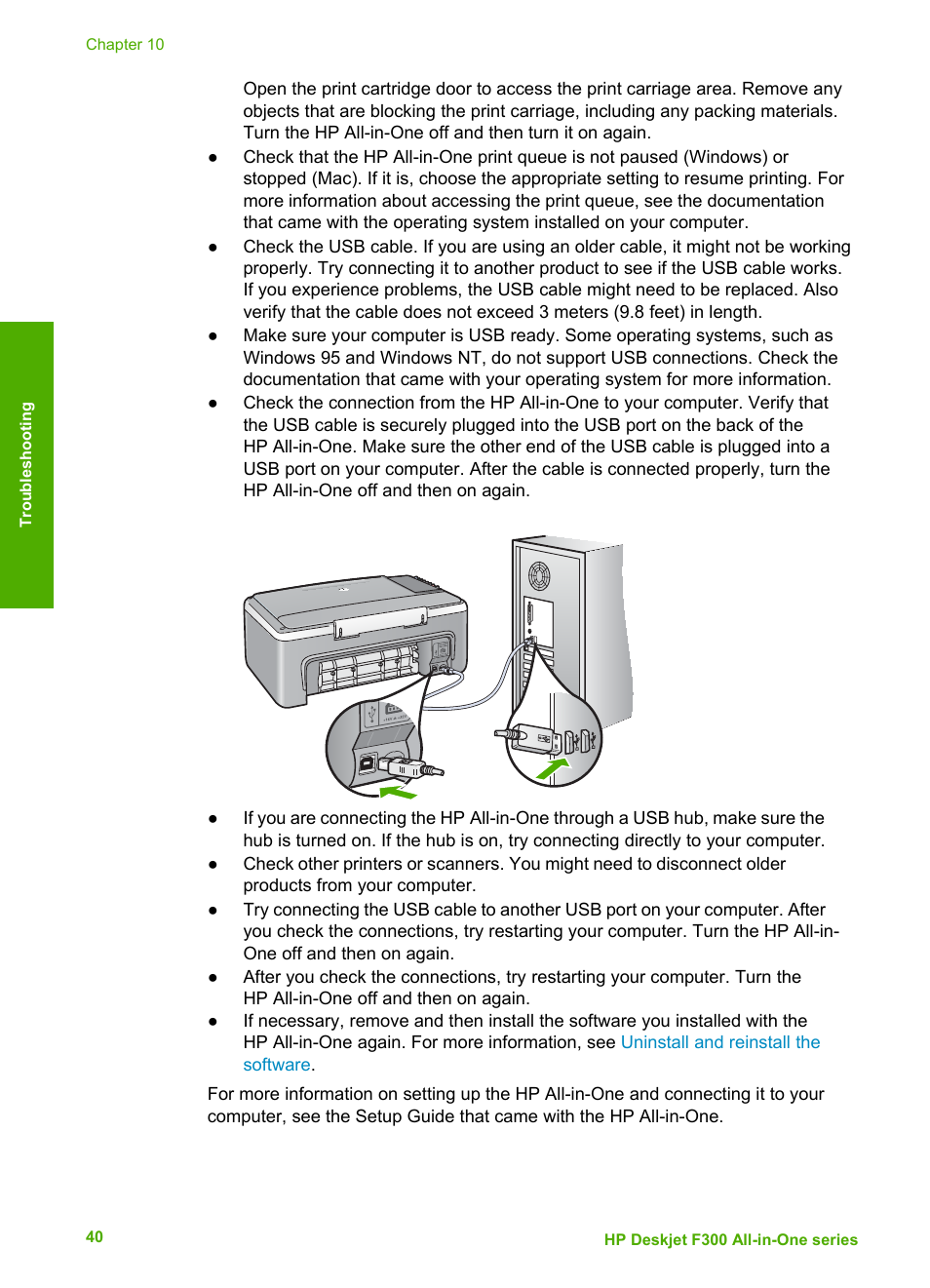 HP Deskjet F375 All-in-One Printer User Manual | Page 43 / 69