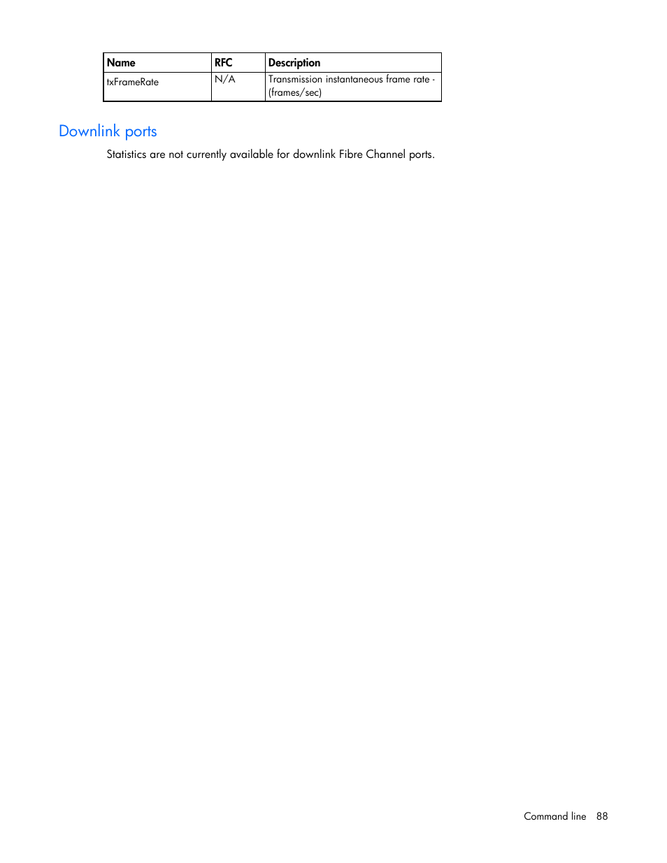 Downlink ports | HP Virtual Connect Flex-10 10Gb Ethernet Module for c-Class BladeSystem User Manual | Page 88 / 106