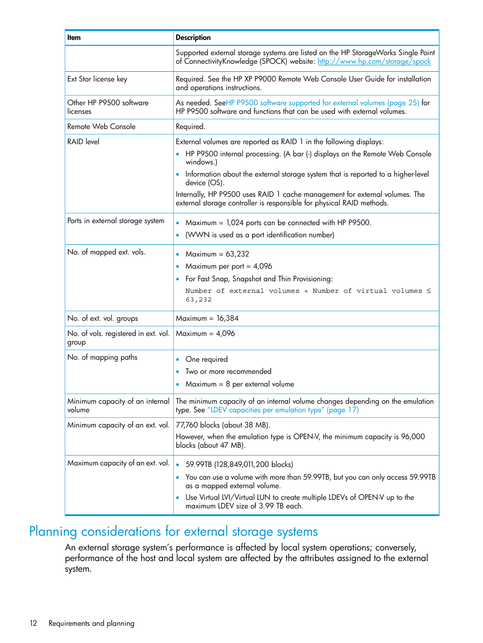 HP XP P9500 Storage User Manual | Page 12 / 122