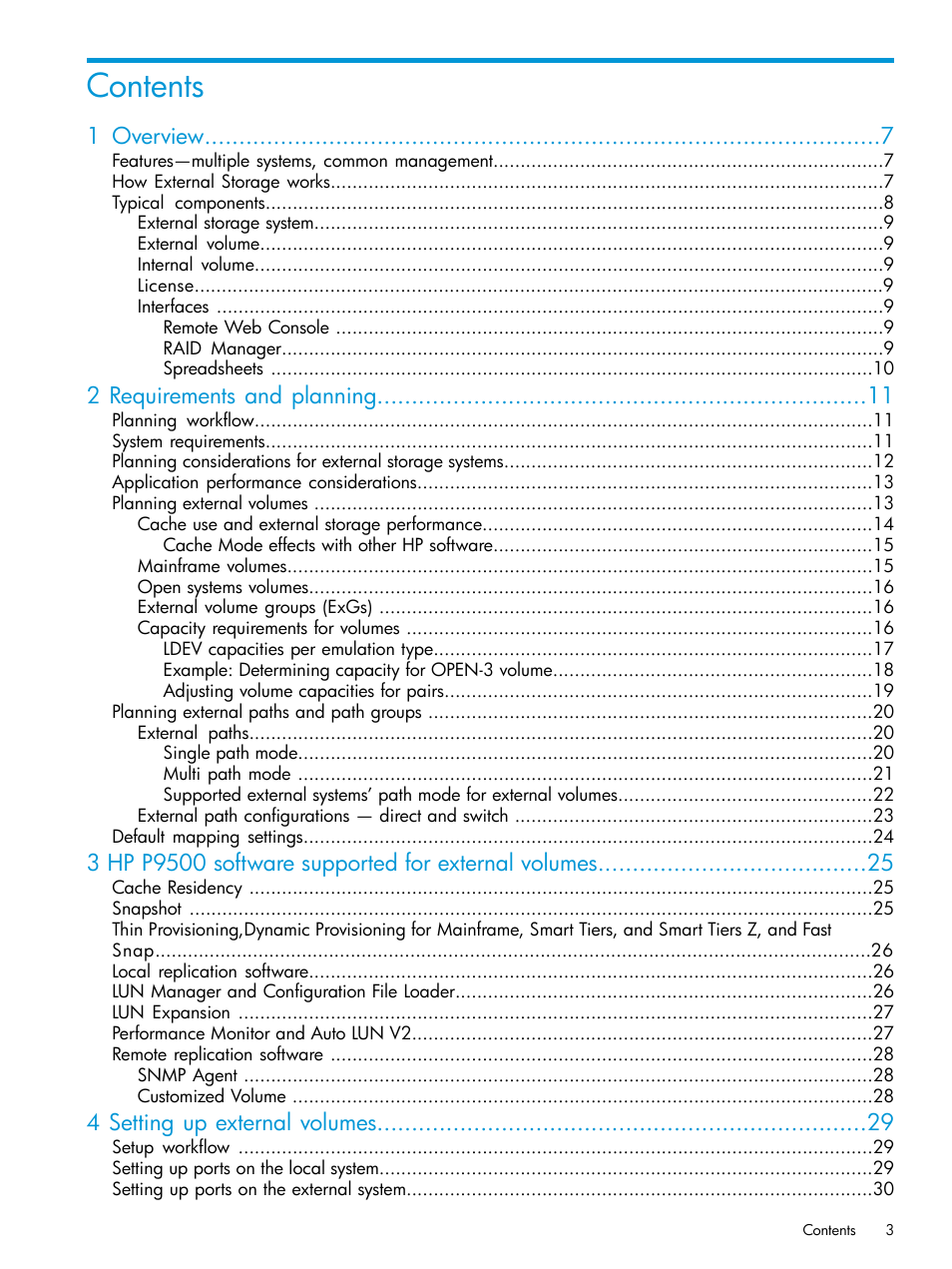 HP XP P9500 Storage User Manual | Page 3 / 122