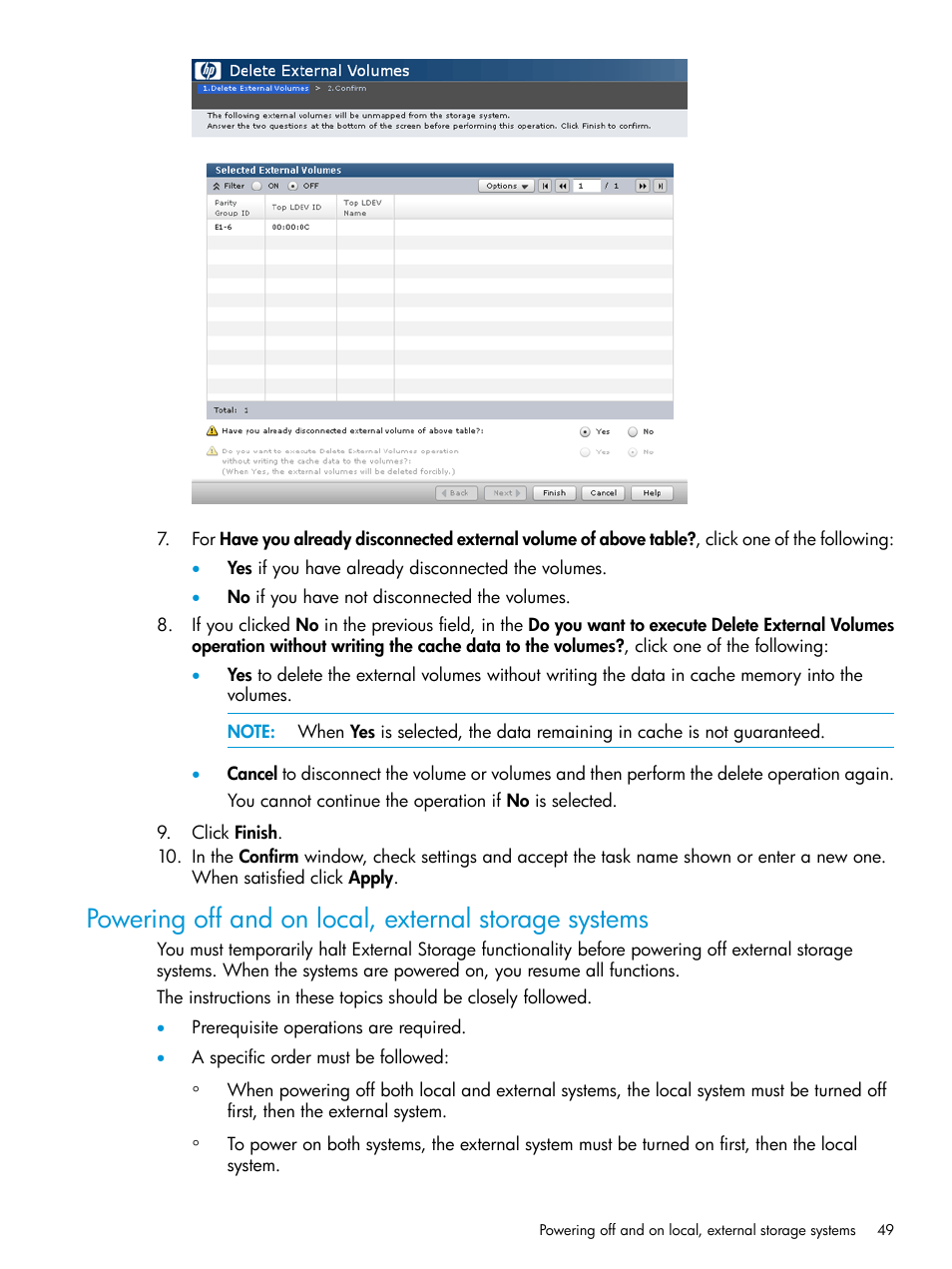 HP XP P9500 Storage User Manual | Page 49 / 122