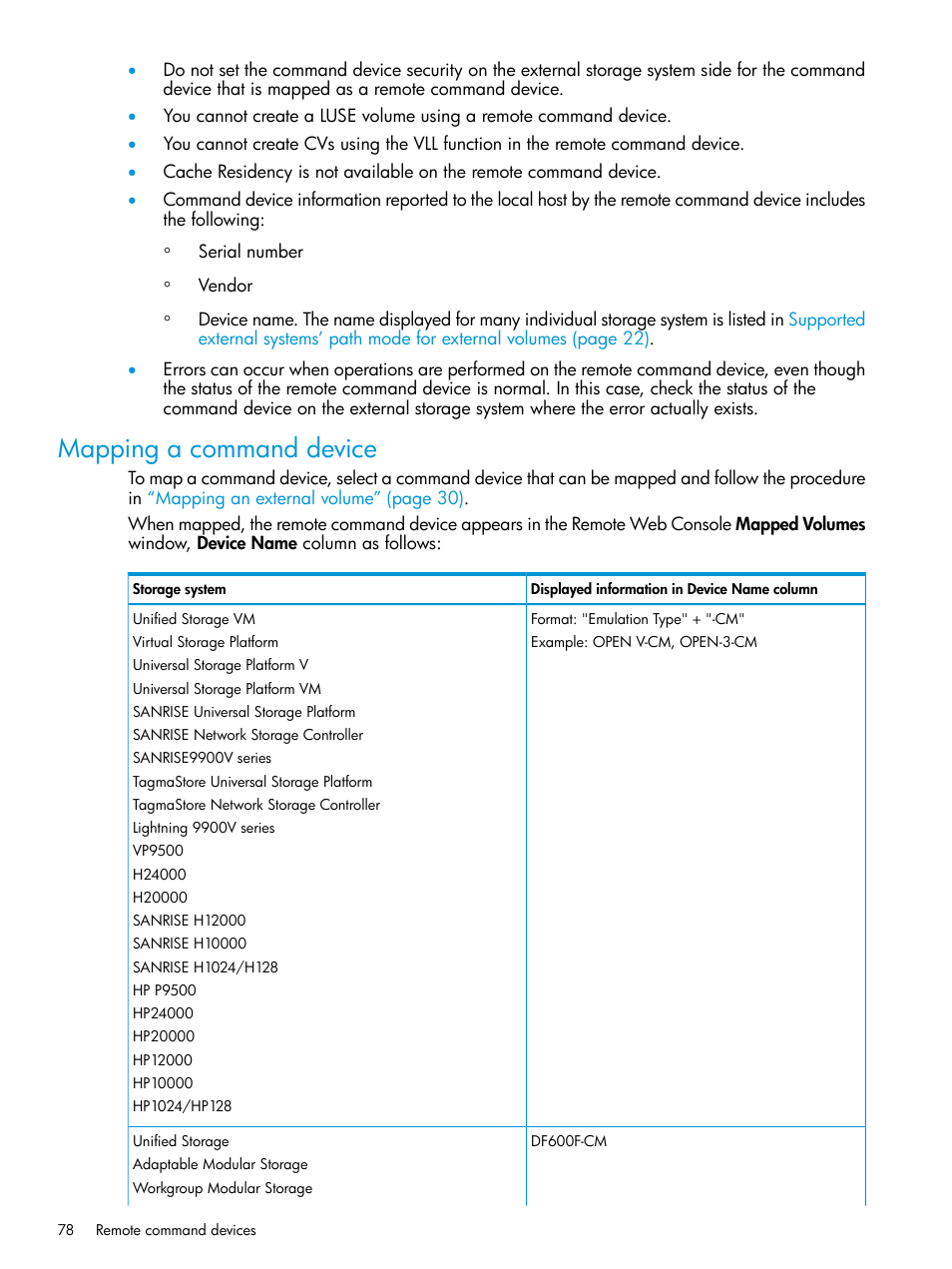 Mapping a command device | HP XP P9500 Storage User Manual | Page 78 / 122