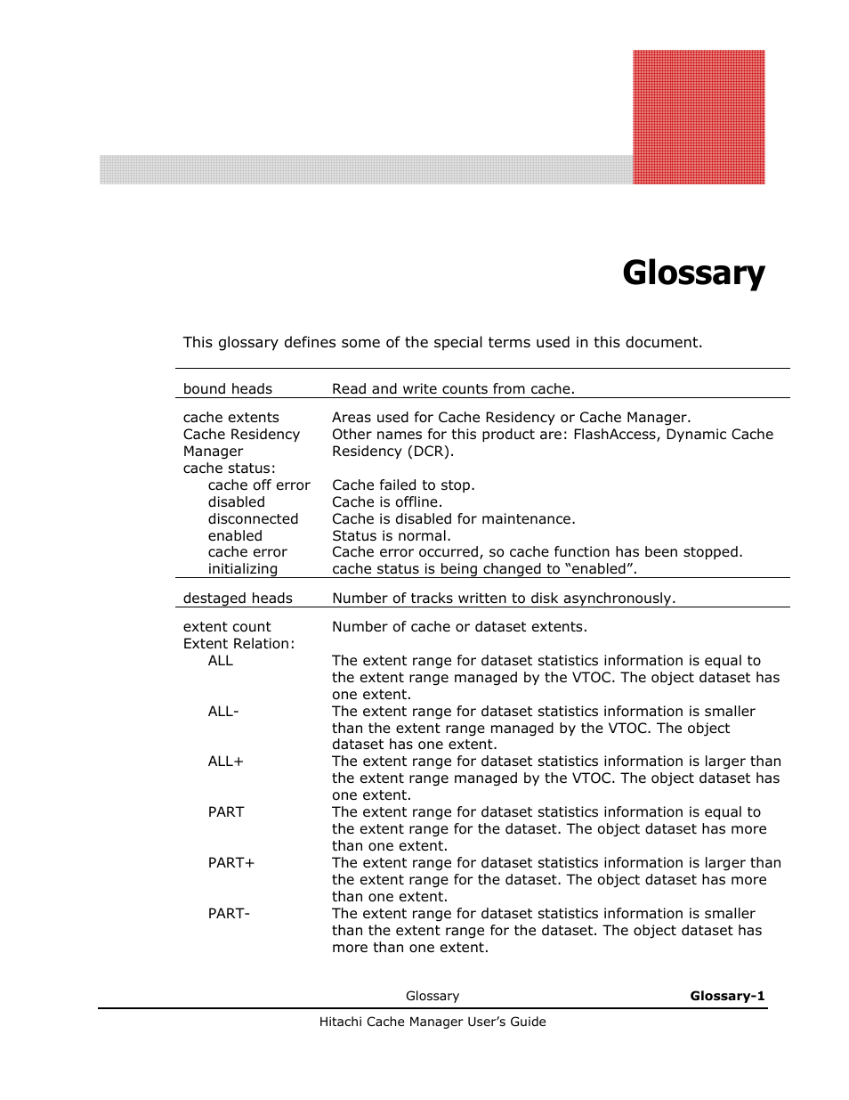Glossary | HP XP Array Manager Software User Manual | Page 69 / 72