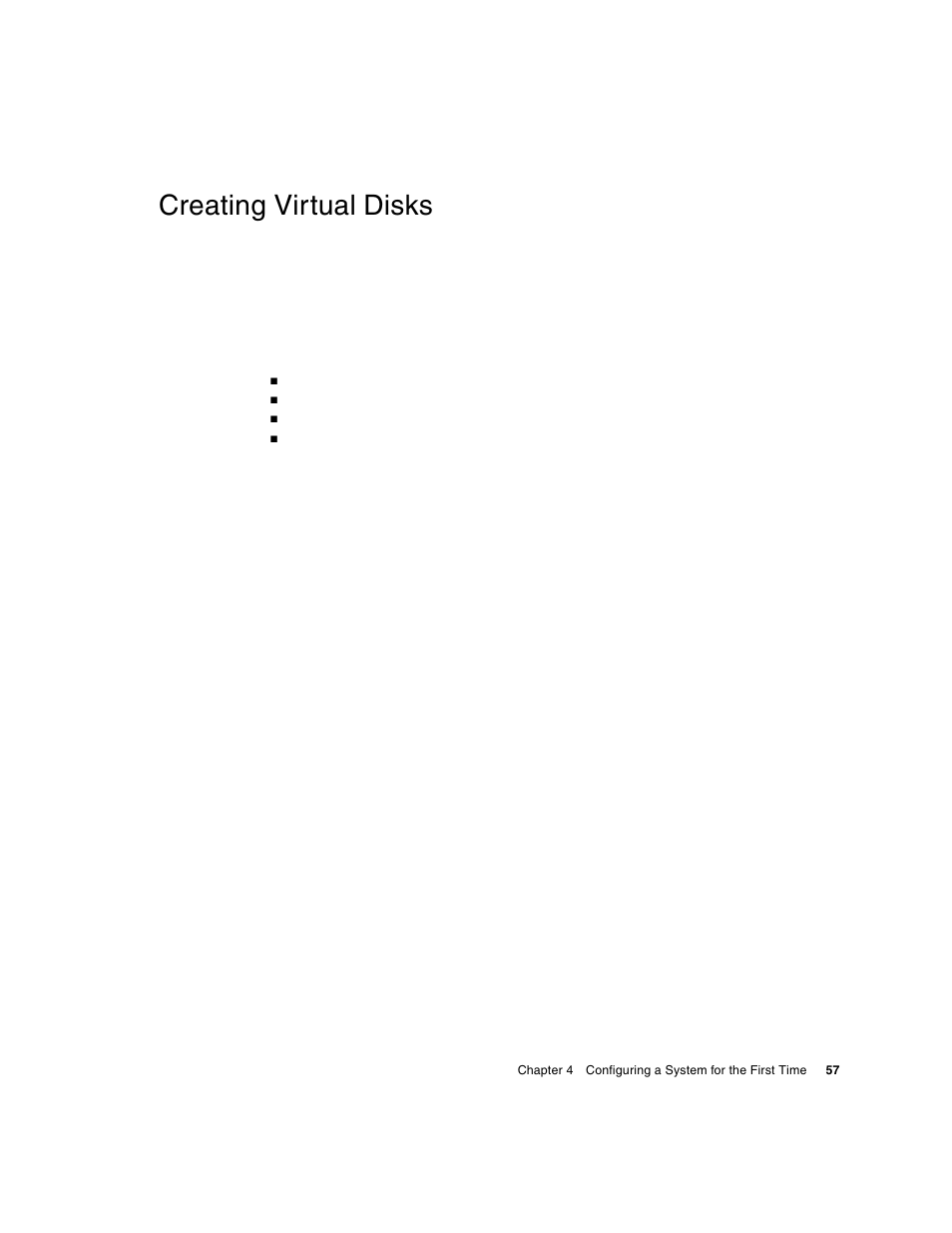 Creating virtual disks | HP 2000fc Modular Smart Array User Manual | Page 57 / 88