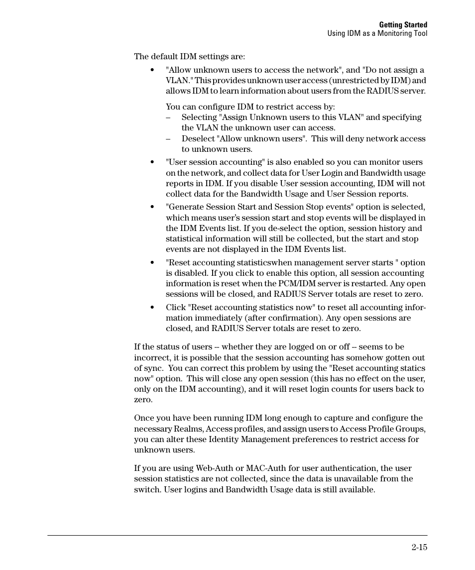 HP Identity Driven Manager Software Series User Manual | Page 33 / 88