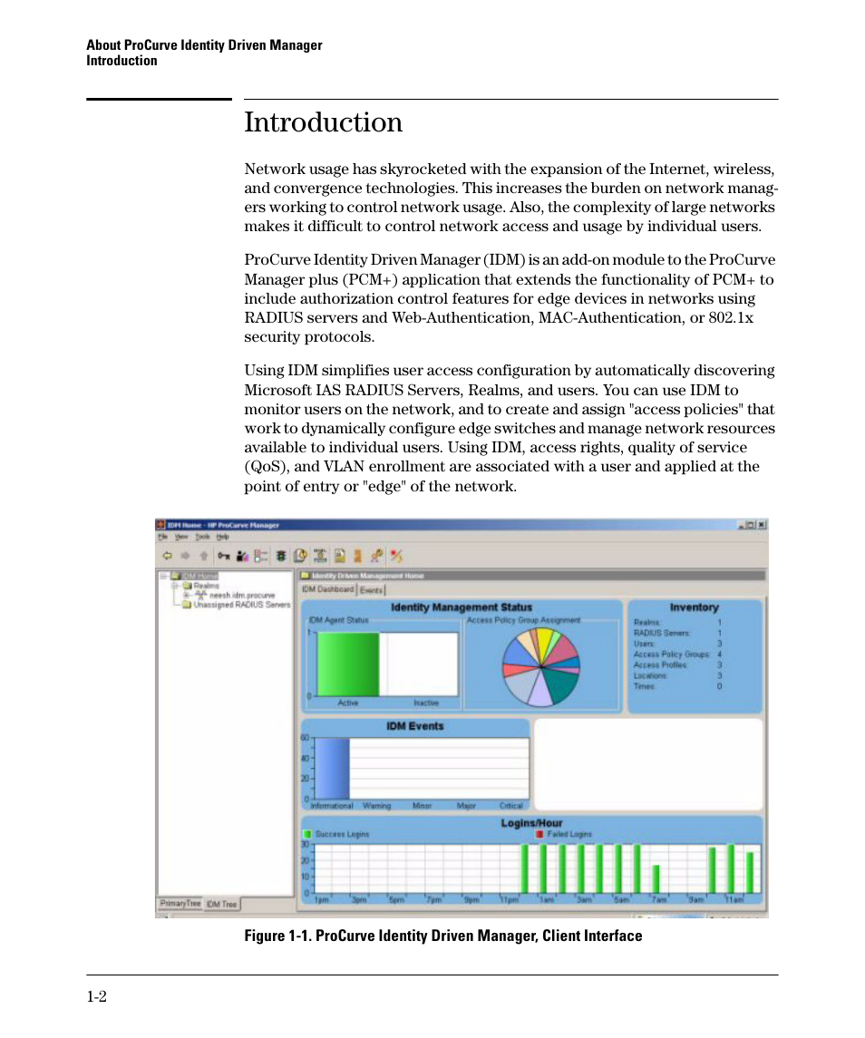 Introduction, Introduction -2 | HP Identity Driven Manager Software Series User Manual | Page 8 / 88