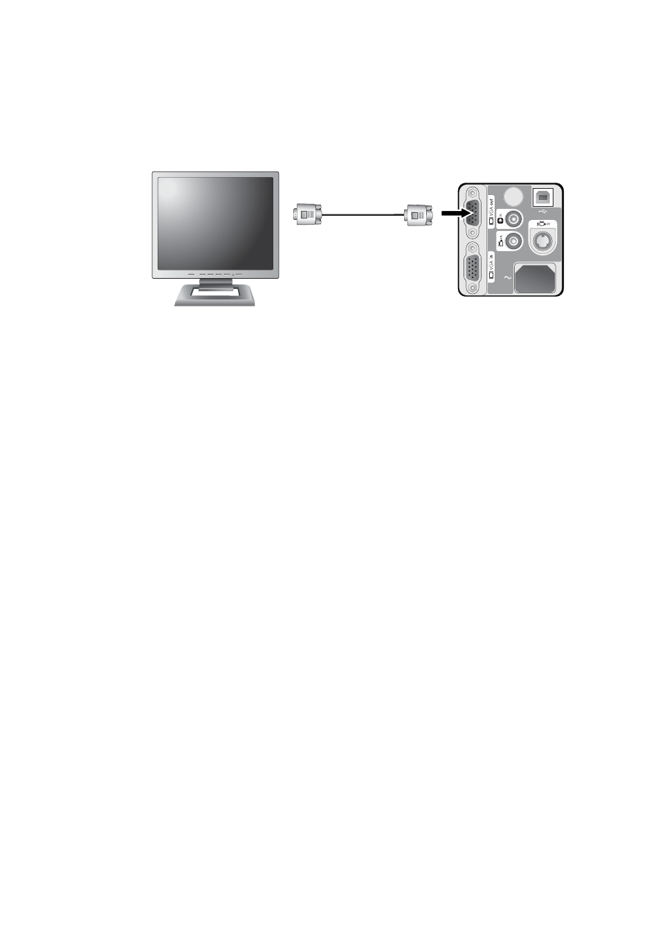 Connecting to display devices | HP vp6210 Digital Projector User Manual | Page 19 / 41