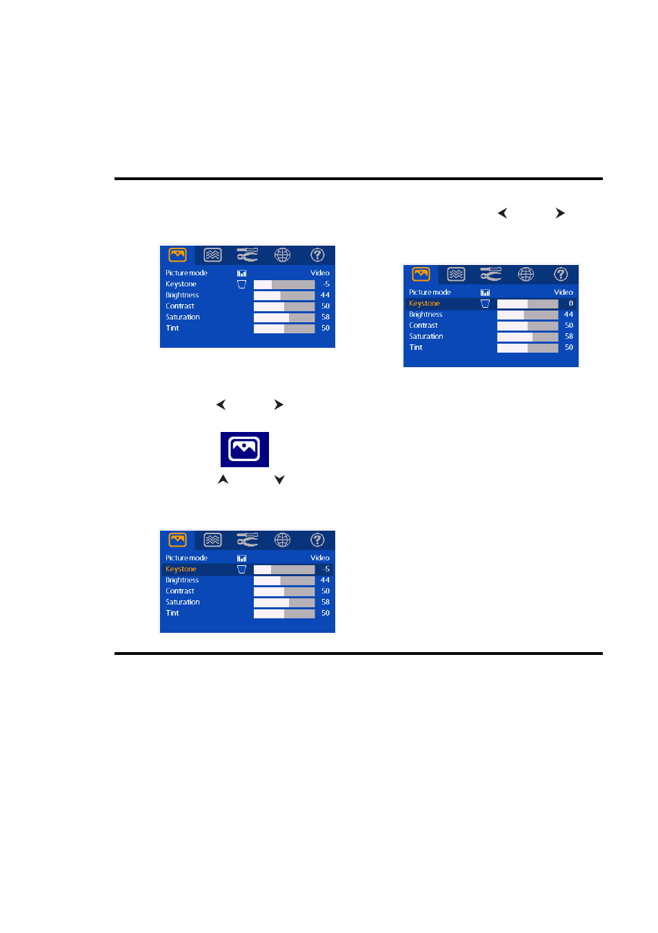 Menu operation, Using the menus | HP vp6210 Digital Projector User Manual | Page 25 / 41