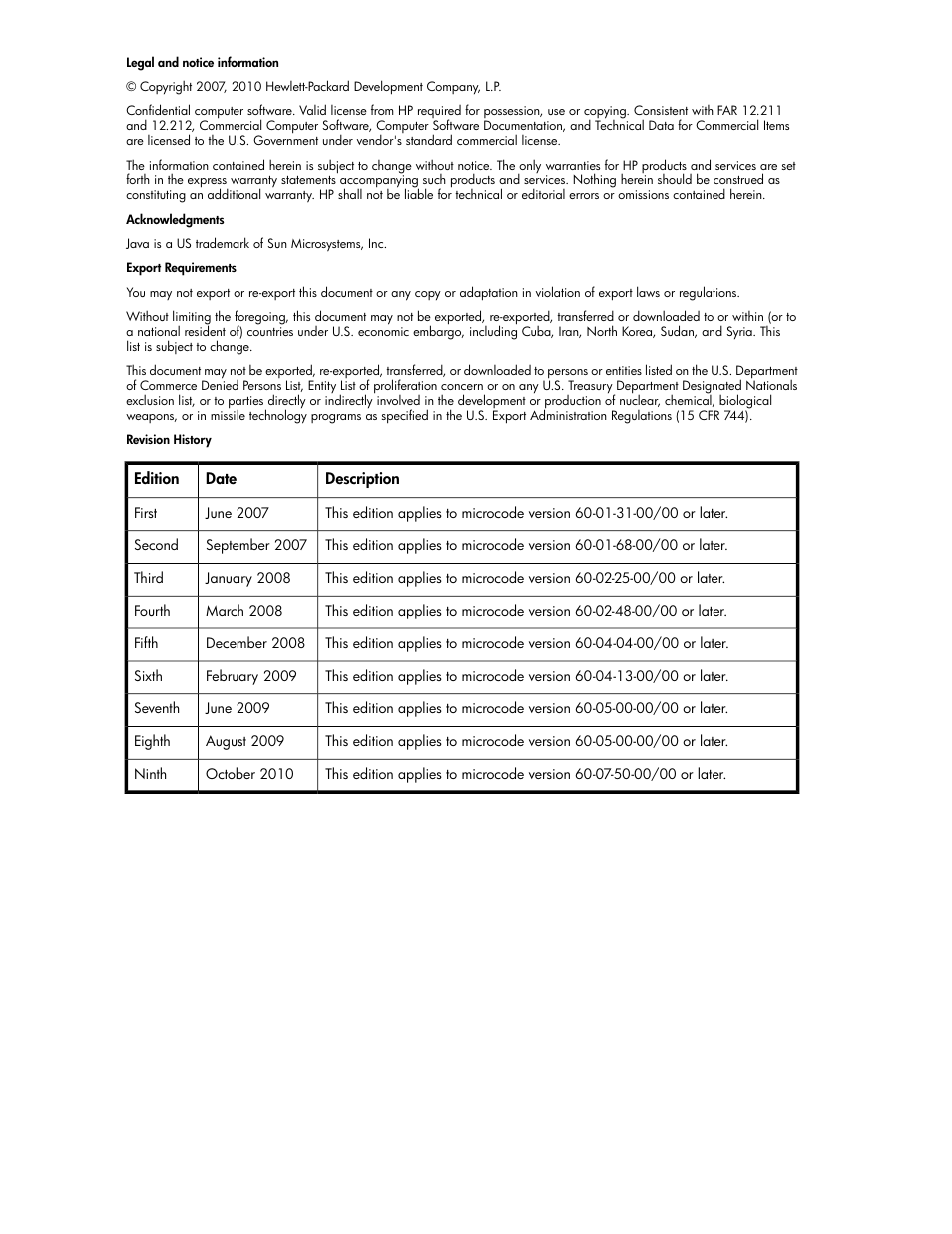 HP XP Array Manager Software User Manual | Page 2 / 38