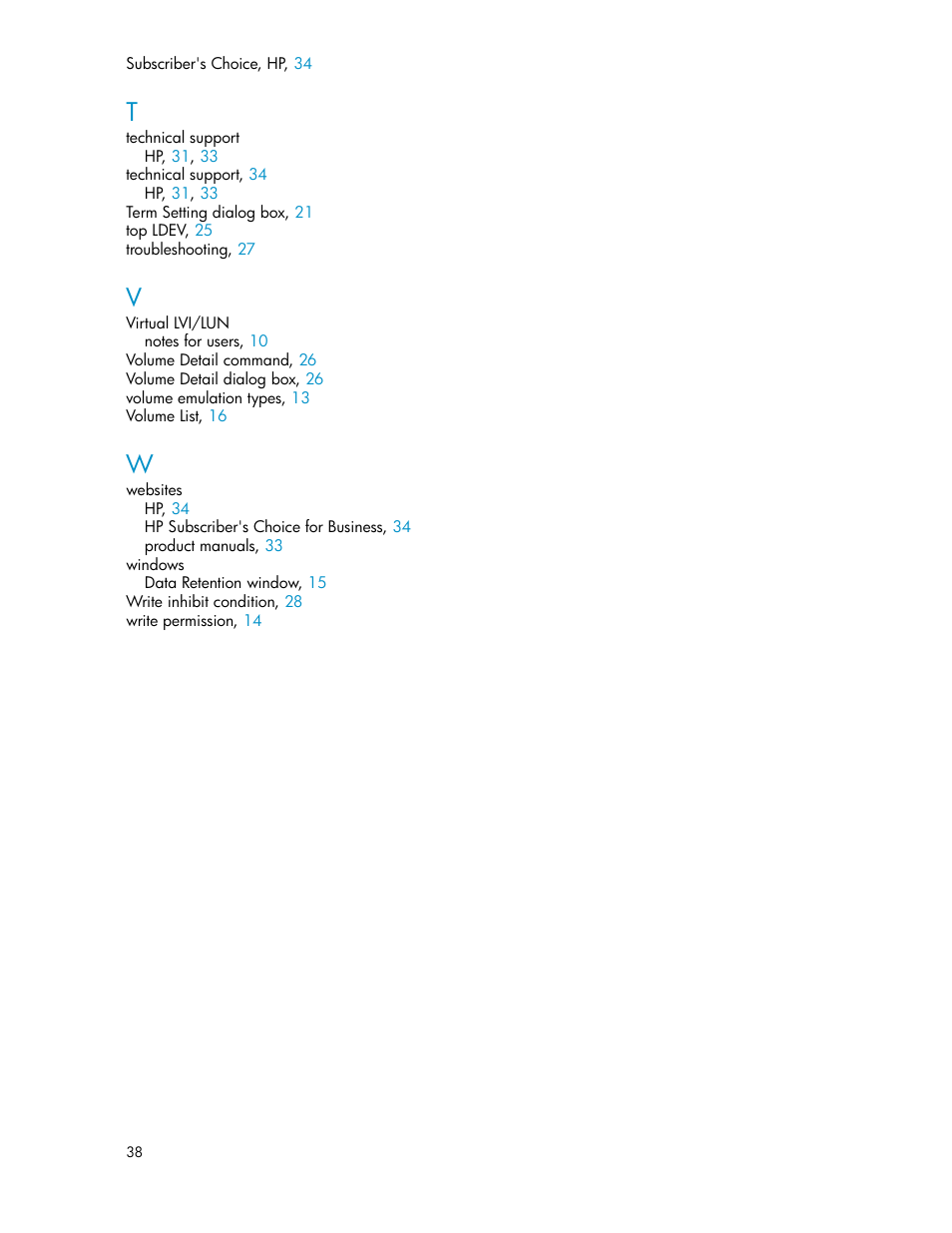 HP XP Array Manager Software User Manual | Page 38 / 38