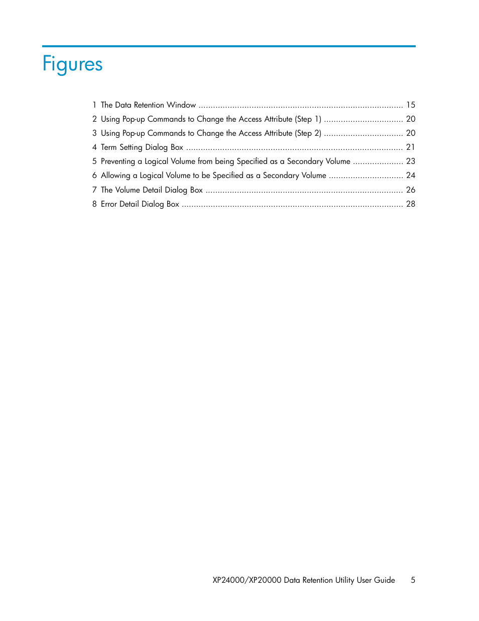 Figures | HP XP Array Manager Software User Manual | Page 5 / 38