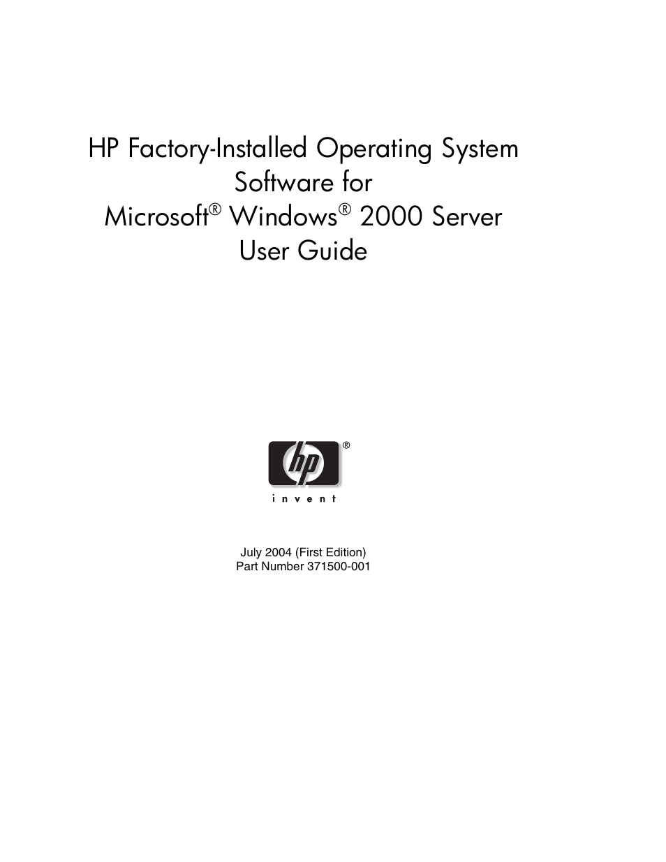 HP ProLiant ML150 Server User Manual | 23 pages