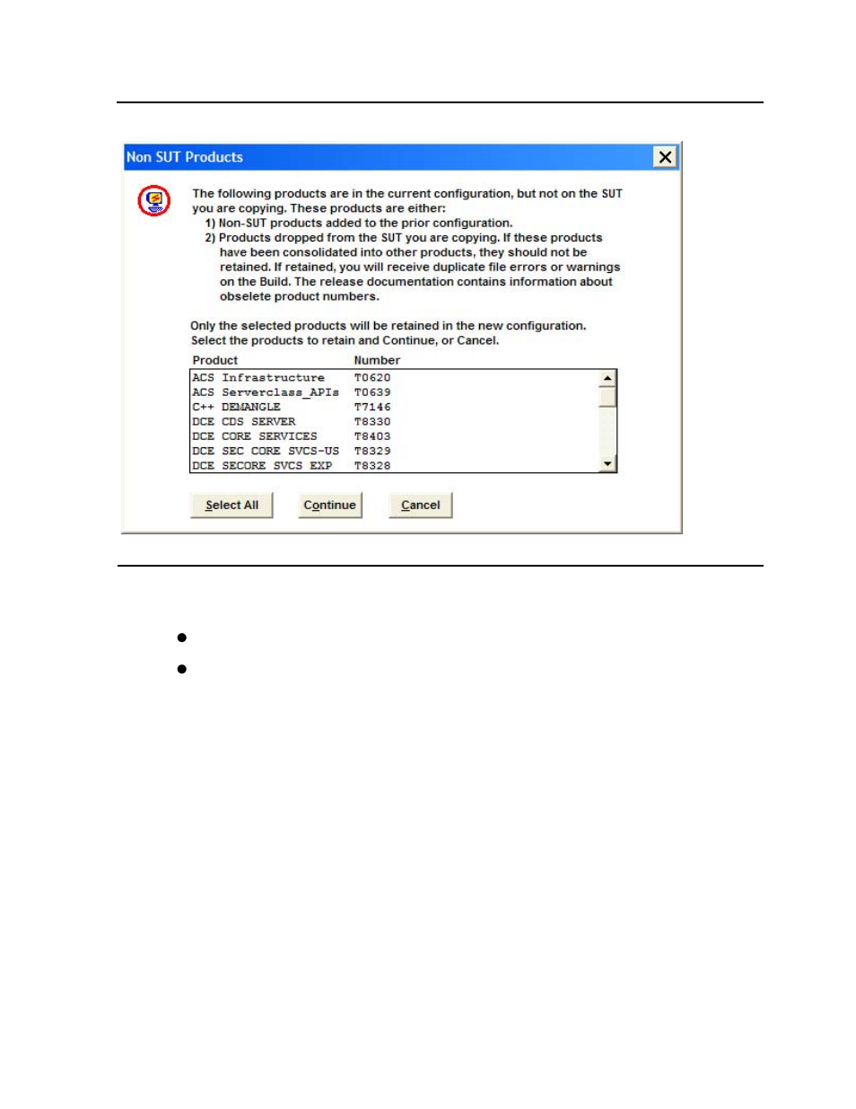 Figure 8-1, Non-sut products dialog box | HP Integrity NonStop H-Series User Manual | Page 168 / 448
