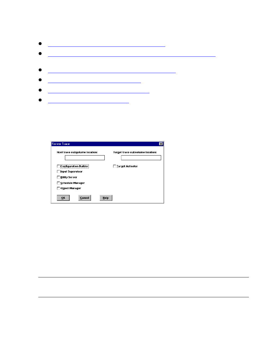Enabling traces, Enabling component tracing (planner interface) | HP Integrity NonStop H-Series User Manual | Page 252 / 448