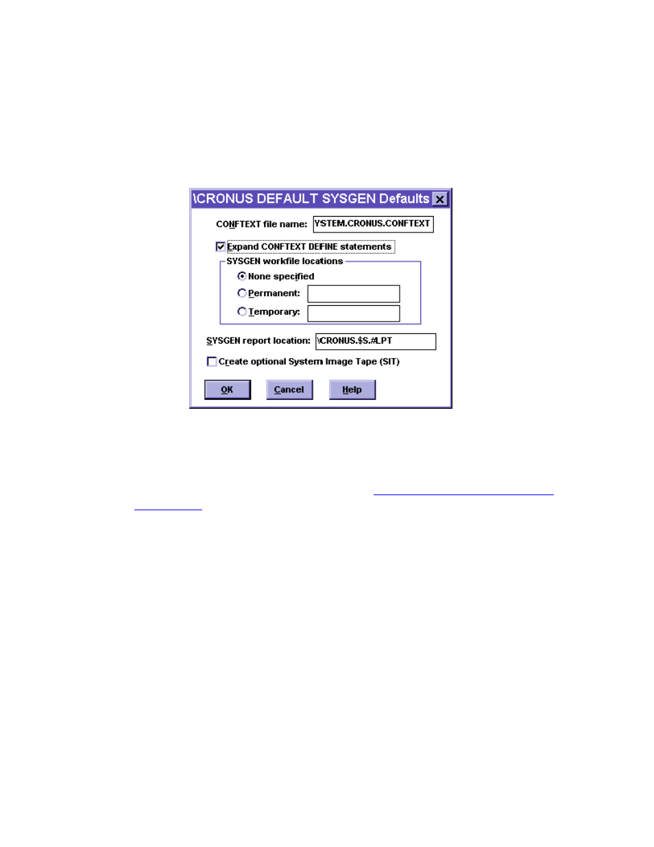 S. (see, Setting the target system generation defaults | HP Integrity NonStop H-Series User Manual | Page 302 / 448