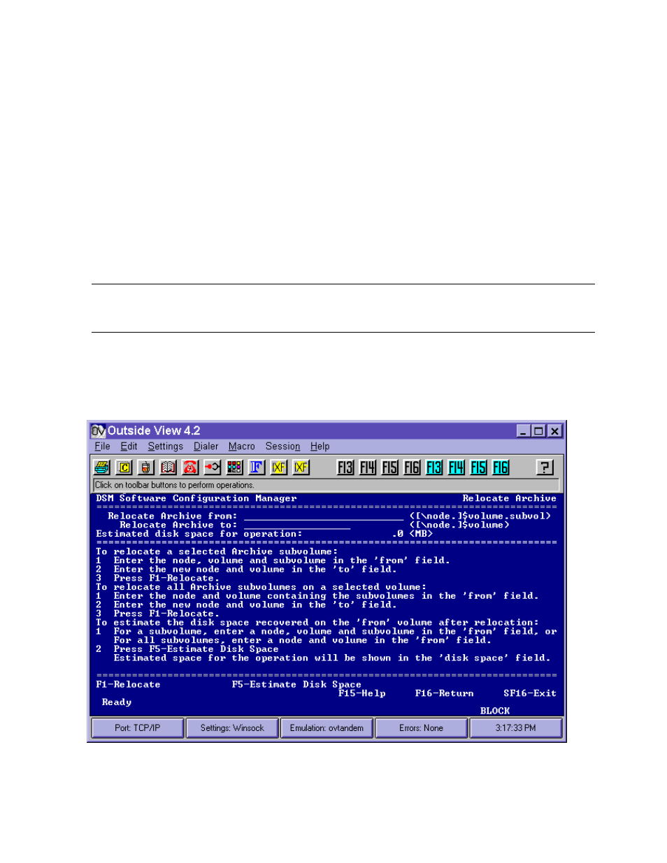 Moving the dsm/scm archive (zphihmi) | HP Integrity NonStop H-Series User Manual | Page 320 / 448