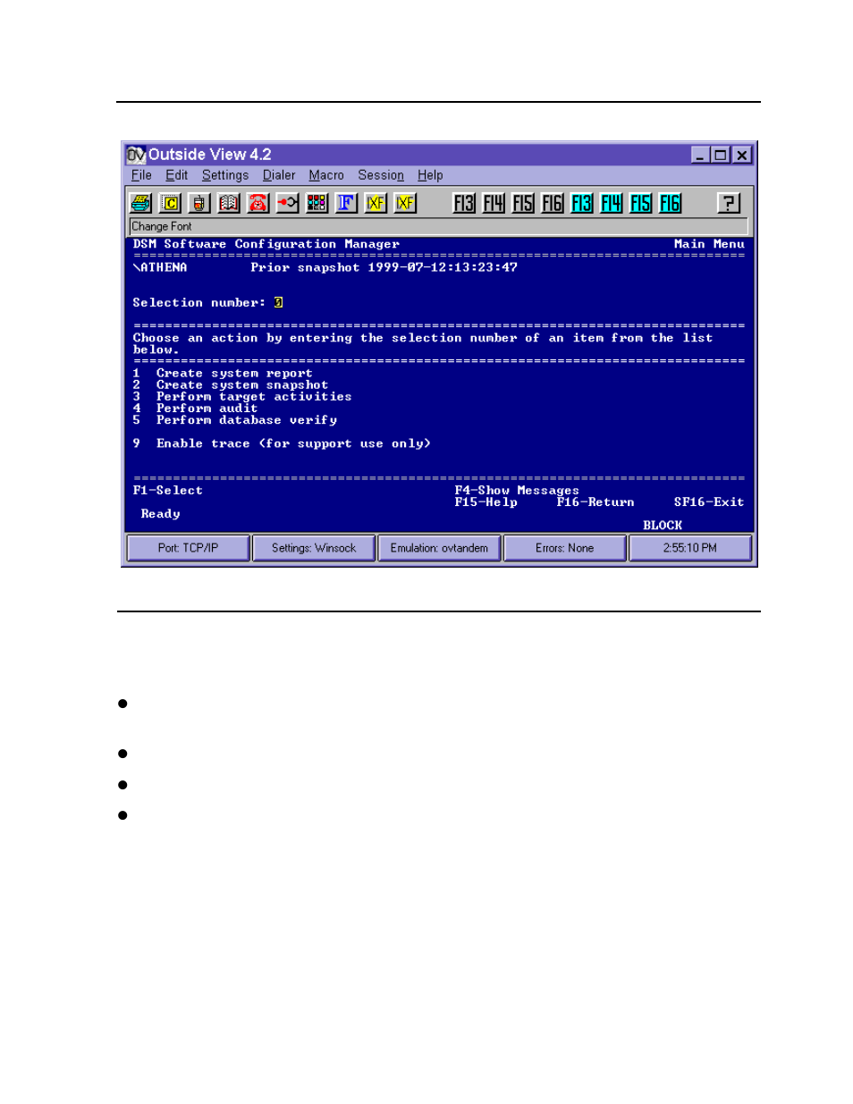 Figure 2-6, Zphiti main menu, Navigating the zphiti | HP Integrity NonStop H-Series User Manual | Page 56 / 448
