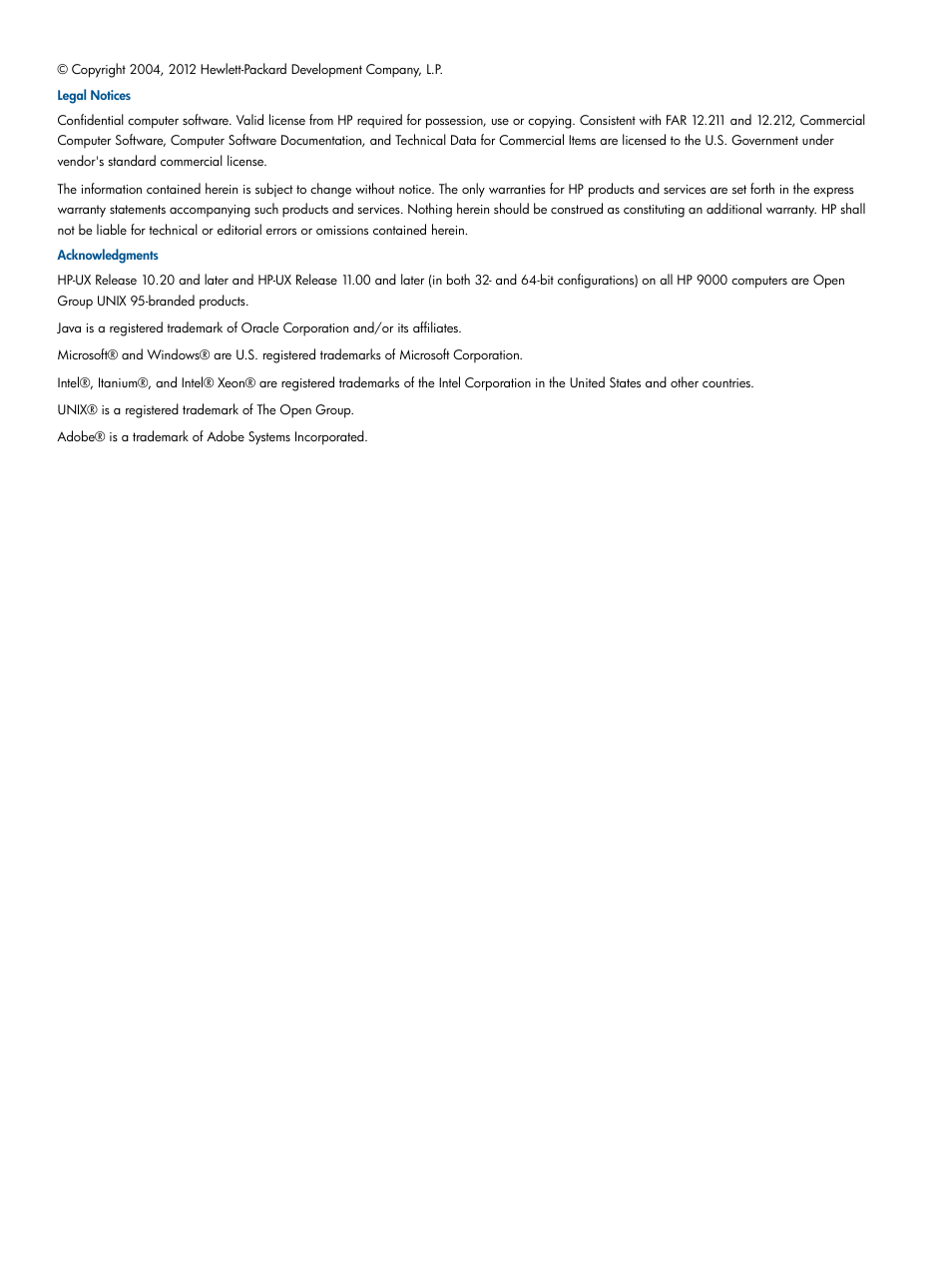 HP Insight Control Software for Linux User Manual | Page 2 / 43