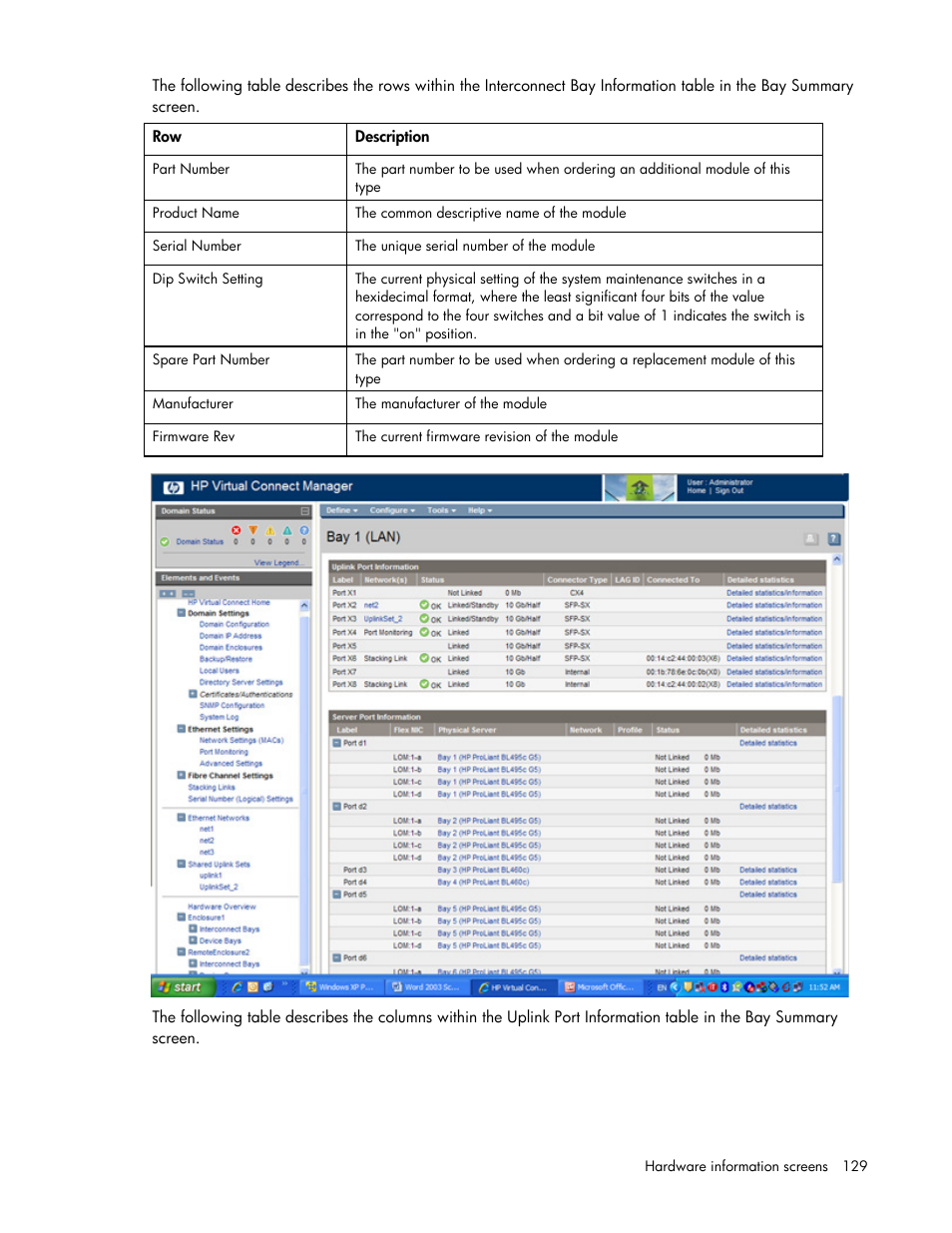 HP 1.10GB Virtual Connect Ethernet Module for c-Class BladeSystem User Manual | Page 129 / 162