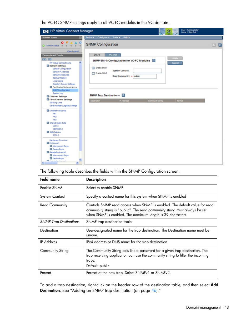 HP 1.10GB Virtual Connect Ethernet Module for c-Class BladeSystem User Manual | Page 48 / 162