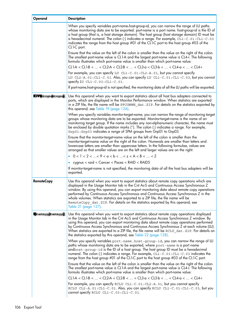 HP XP RAID Manager Software User Manual | Page 106 / 205