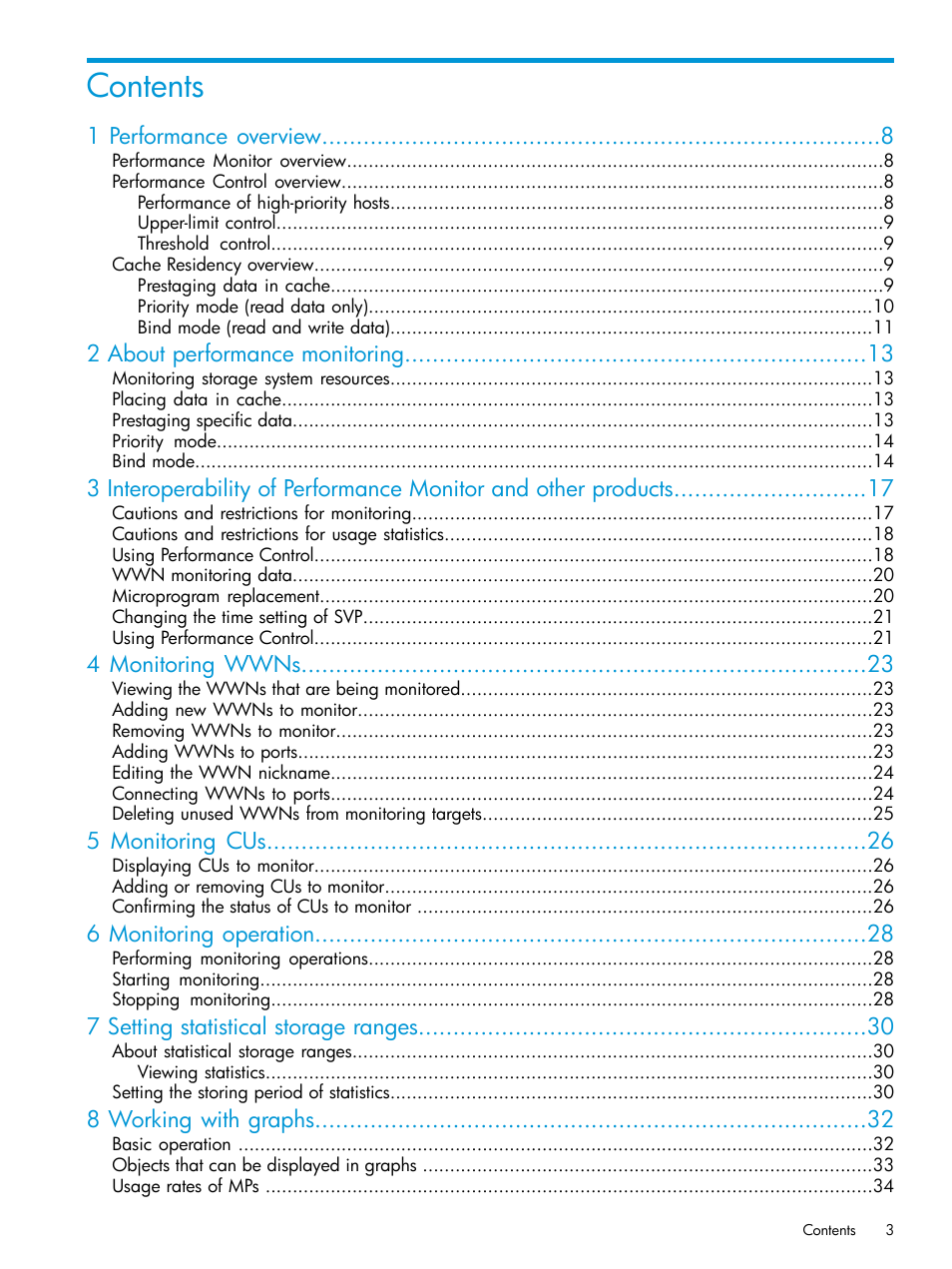 HP XP RAID Manager Software User Manual | Page 3 / 205
