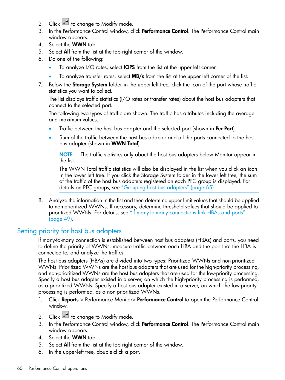 Setting priority for host bus adapters | HP XP RAID Manager Software User Manual | Page 60 / 205