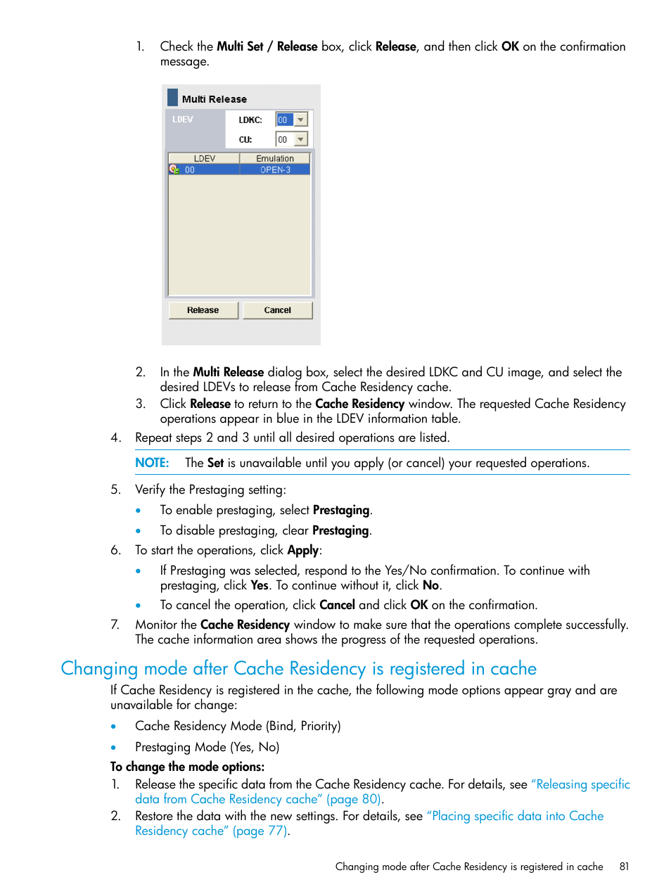 HP XP RAID Manager Software User Manual | Page 81 / 205