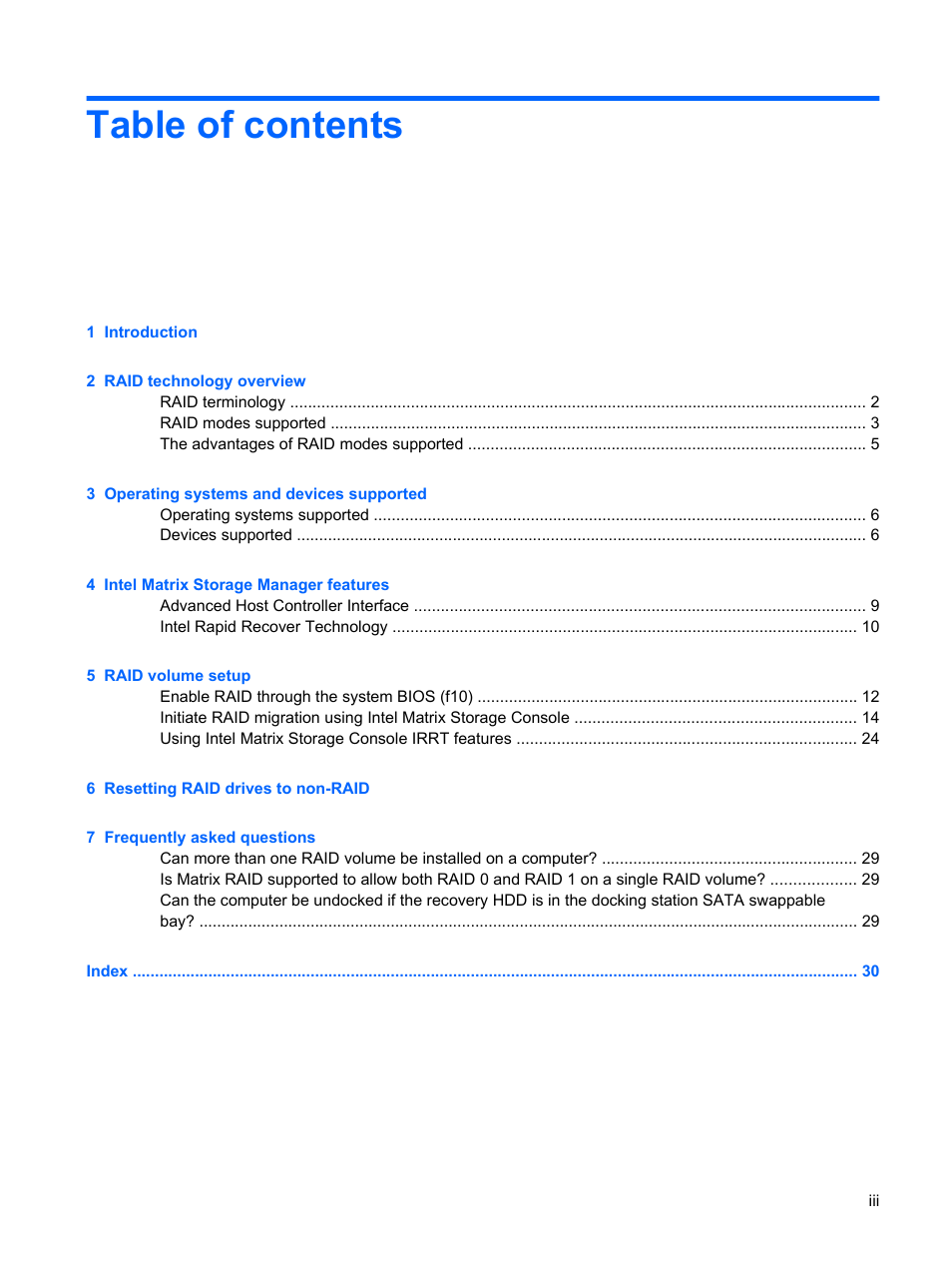 HP Compaq 515 Notebook-PC User Manual | Page 3 / 35