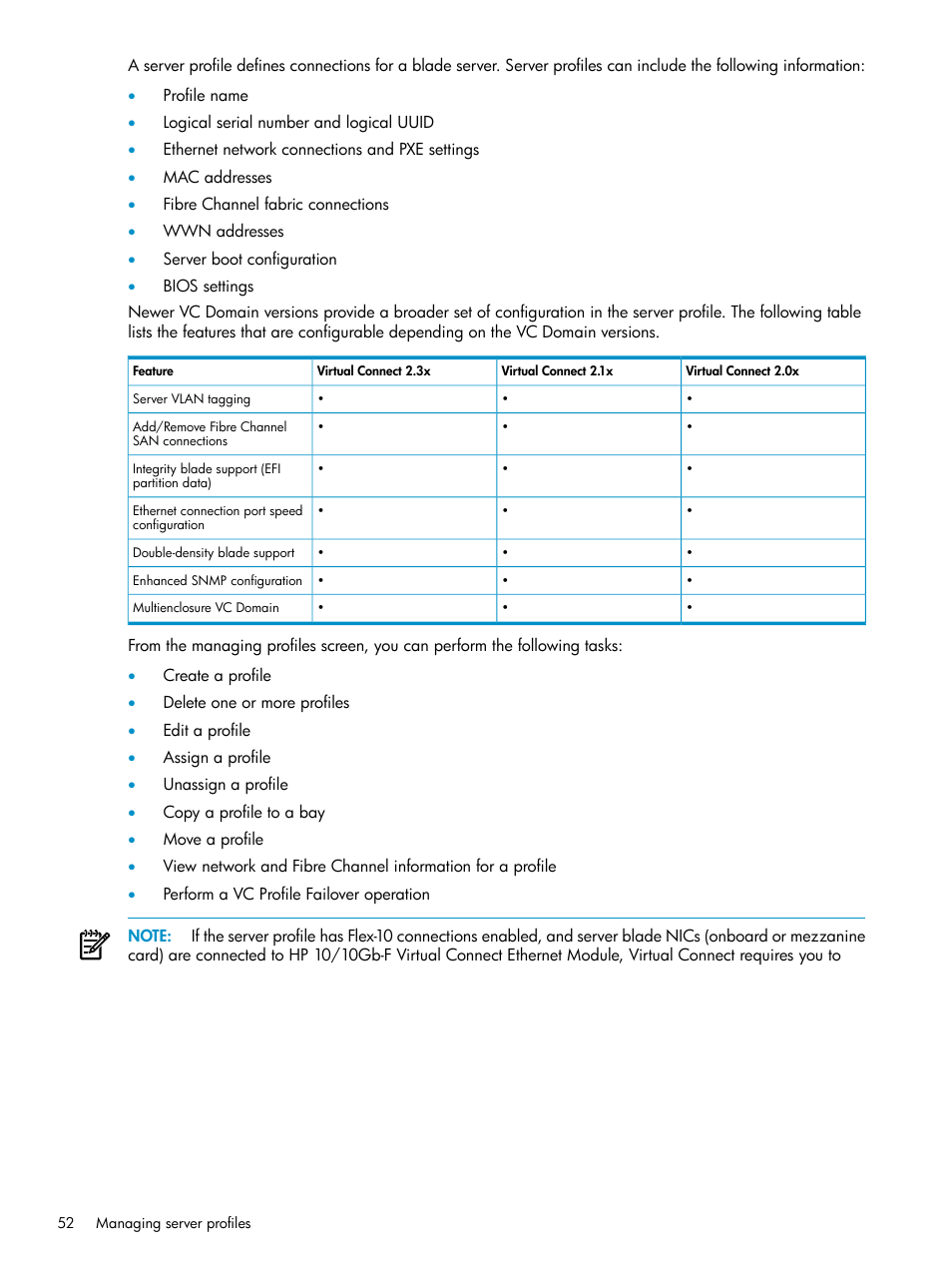 HP Virtual Connect Enterprise Manager Software User Manual | Page 52 / 111